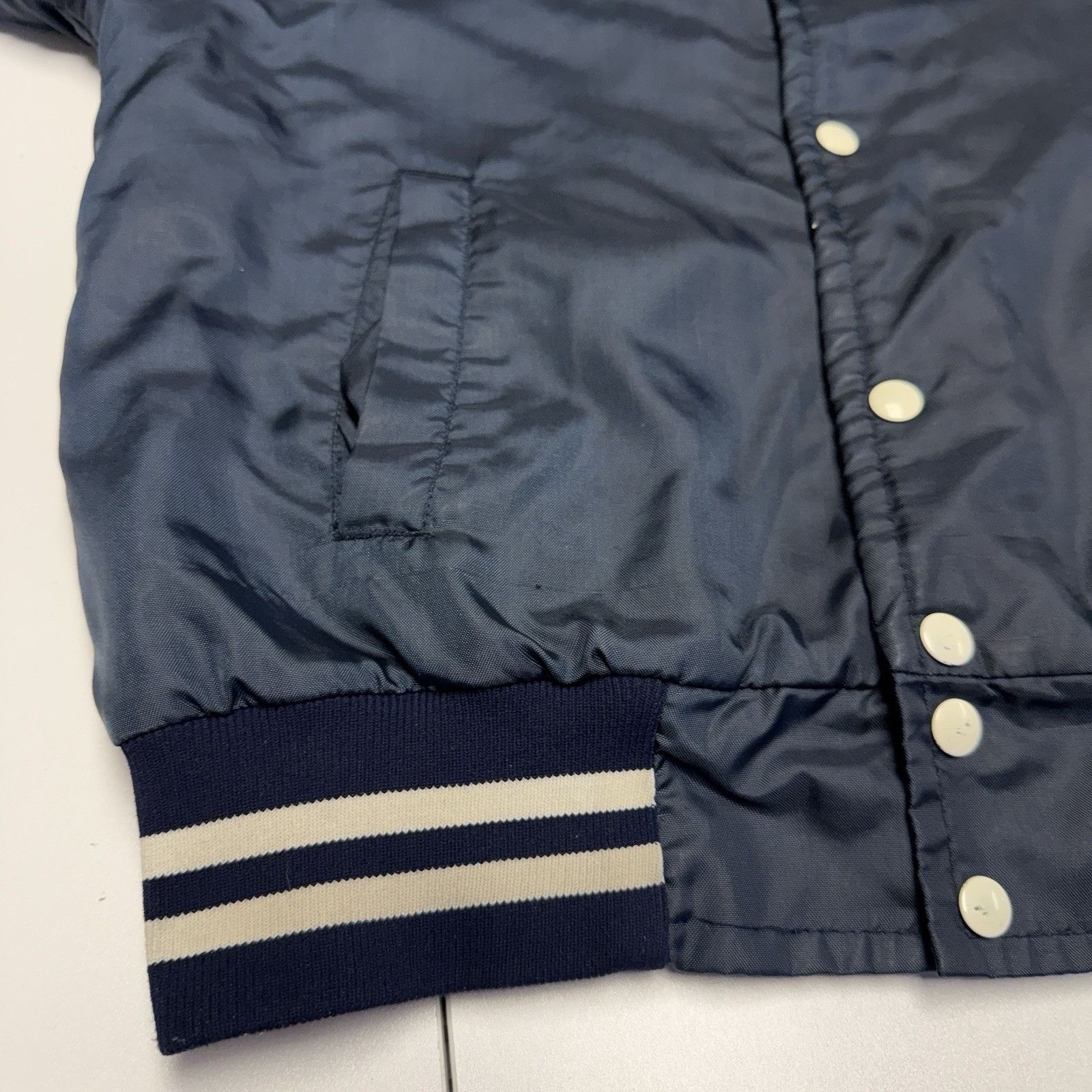 Vintage Vintage Fire Dept Bomber Jacket Mens Blue Insulated Size US M / EU 48-50 / 2 - 11 Thumbnail