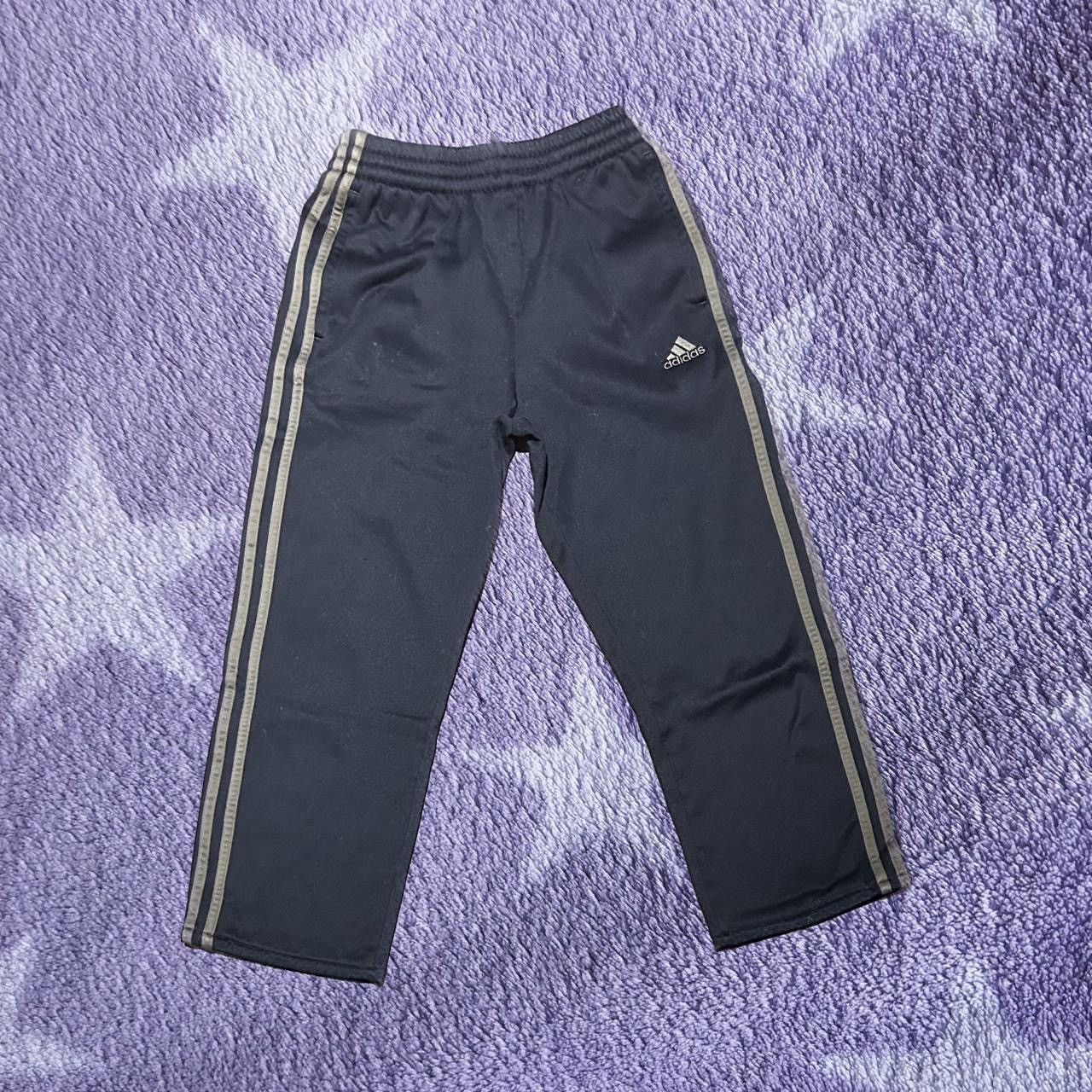 Adidas × Vintage Vintage Adidas Navy Blue Sweatpants Size 24" / US 00 / IT 34 - 1 Thumbnail