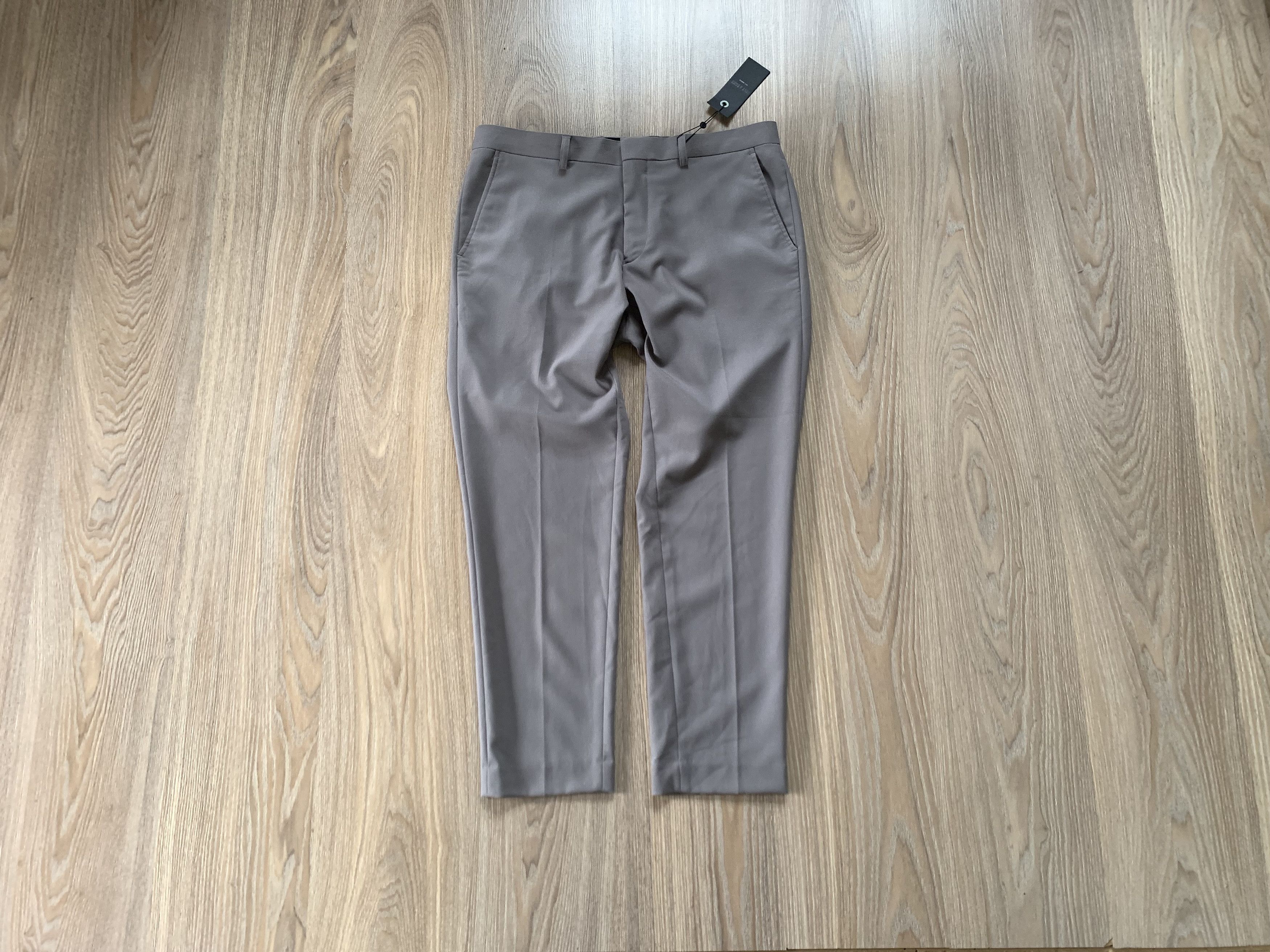ONLY & SONS Only & Sons Skinny Smart Cropped Classic Trousers Size US 36 / EU 52 - 1 Thumbnail