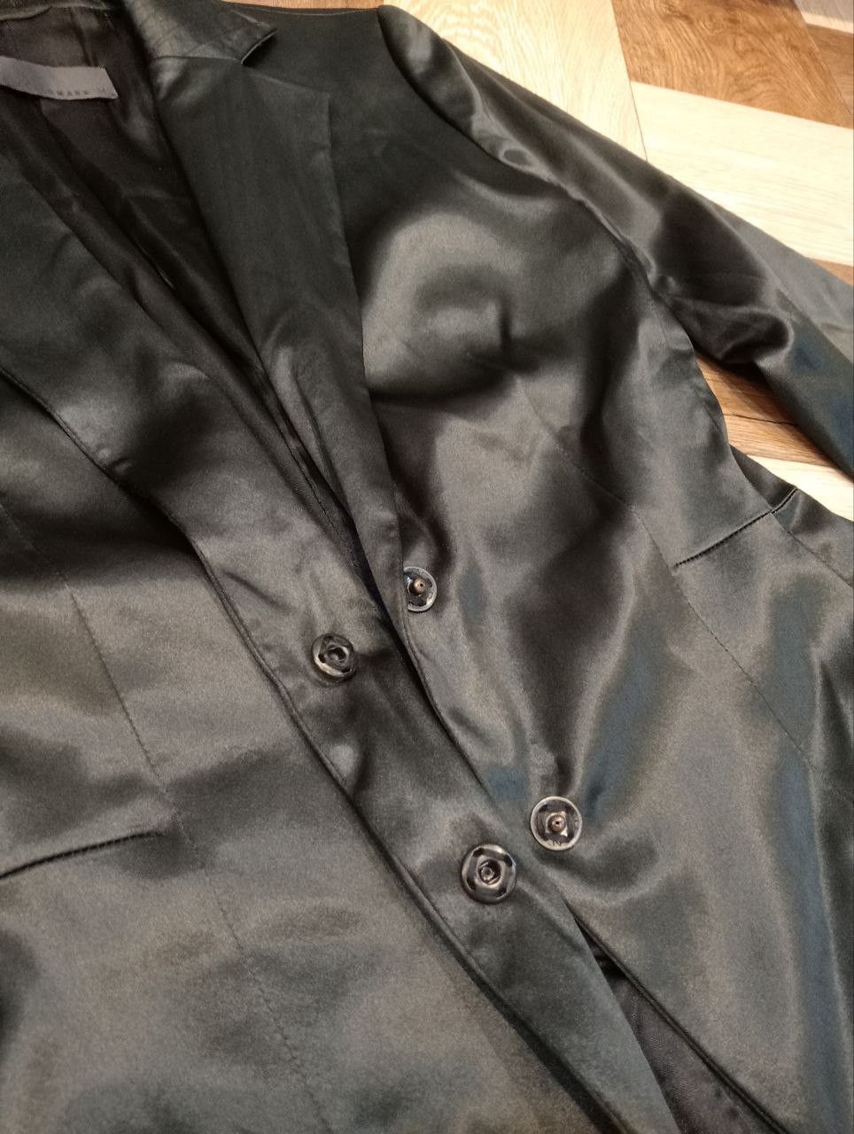 Haider Ackermann HAIDER ACKERMANN STRETCH ACTATE BLAZER - SIZE 34 BLACK Size XXS / US 00 / IT 34 - 7 Thumbnail