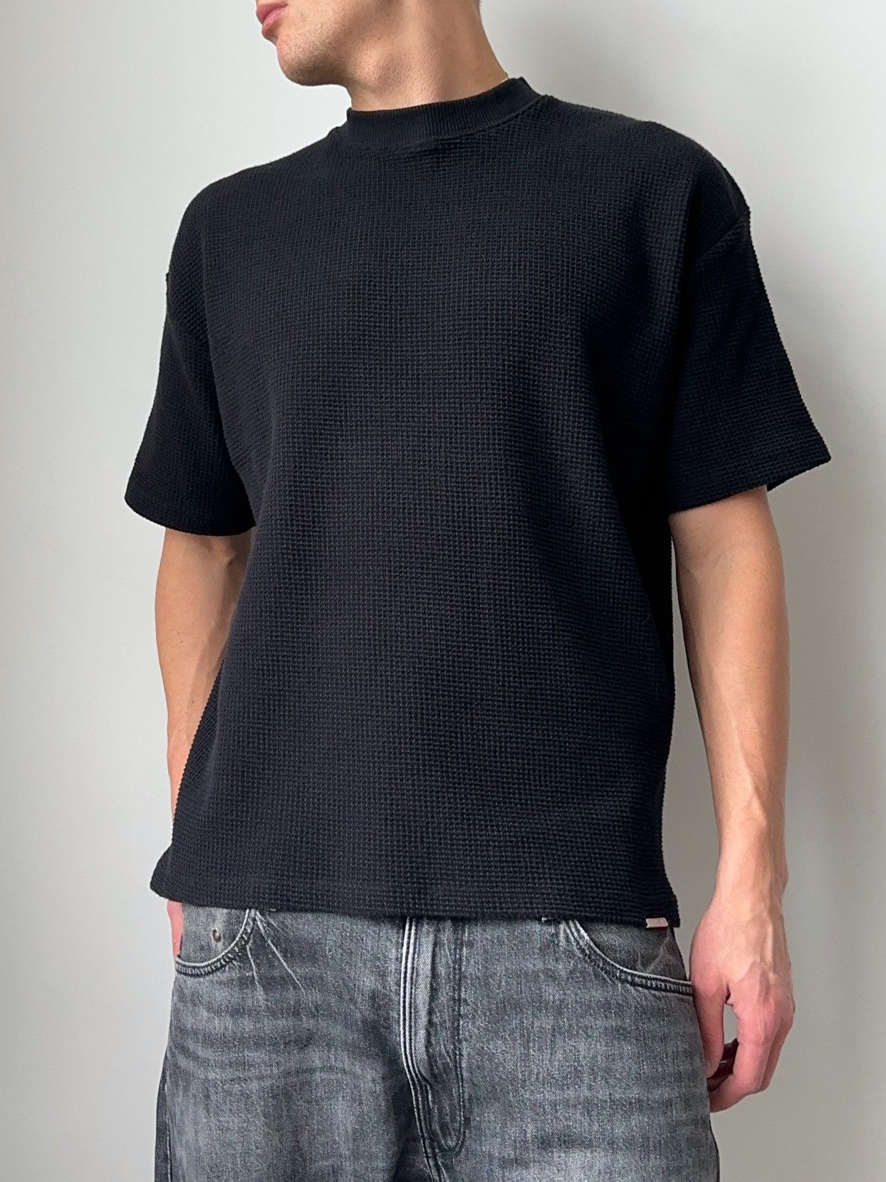 Represent Clo. Represent Black Waffle T-Shirt Size US XL / EU 56 / 4 - 1 Thumbnail