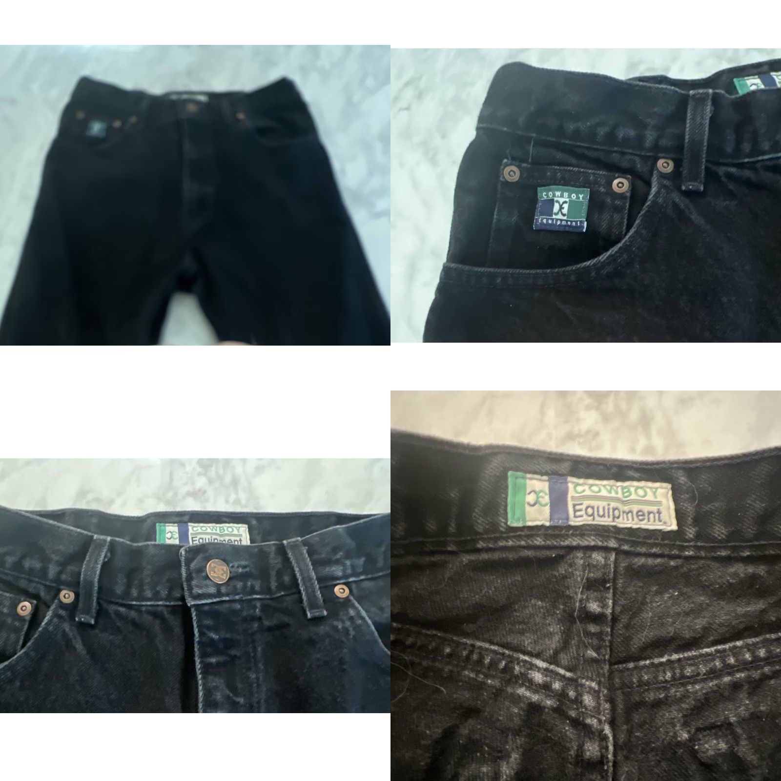 Equipment VINTAGE Cowboy Equipment Black Jeans Men’s 32x32 Denim Straight 5-Pocket USA Rancher Classic Fit Jeans Mens Size US 32 / EU 48 - 8 Thumbnail