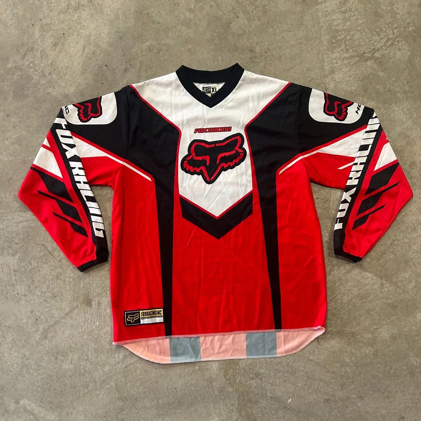 Fox Racing Fox Racing Motocross Jersey Men’s XL Red Black MX Dirt Bike Size US XL / EU 56 / 4 - 1 Thumbnail