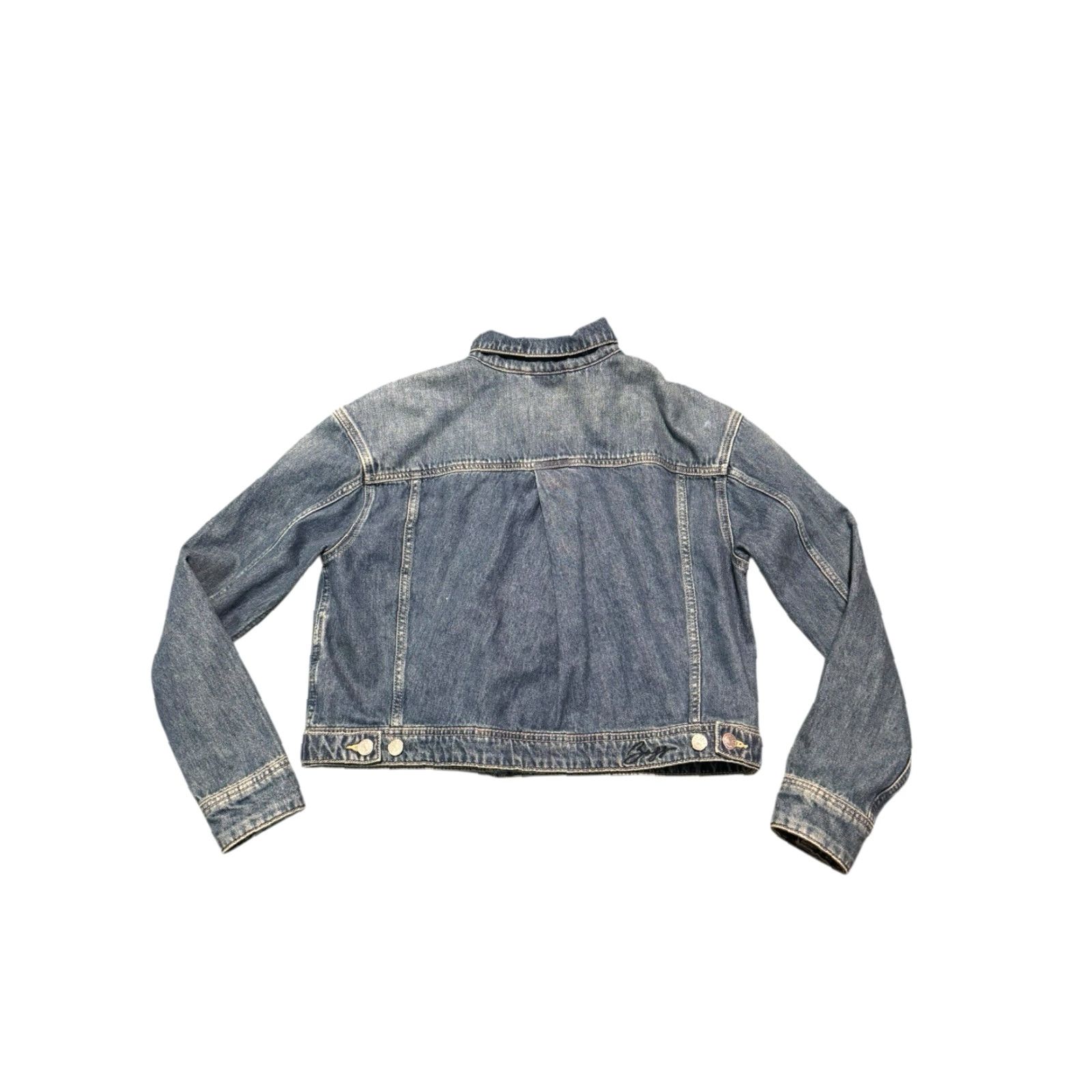 Hugo Boss VINTAGE BOSS Hugo Boss Denim Trucker Jacket Men’s Small Blue Size US S / EU 44-46 / 1 - 6 Thumbnail