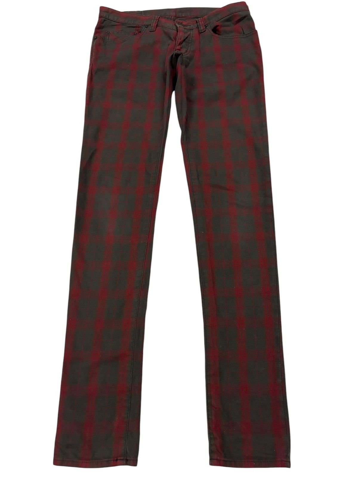 Hysteric Glamour × Japanese Brand × Seditionaries Bondage Punk Hysteric Glamour Plaid Skinny Jeans Size US 30 / EU 46 - 1 Thumbnail
