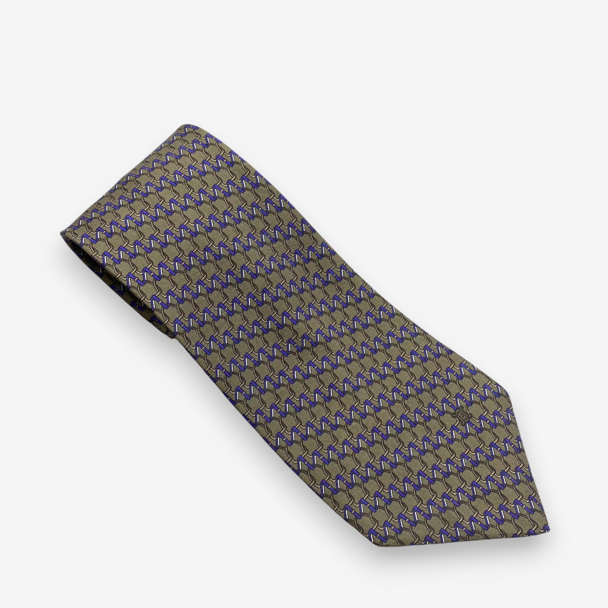 Celine Vintage Celine SILK Necktie Cravate Pure Silk Neck Tie Size ONE SIZE - 1 Thumbnail