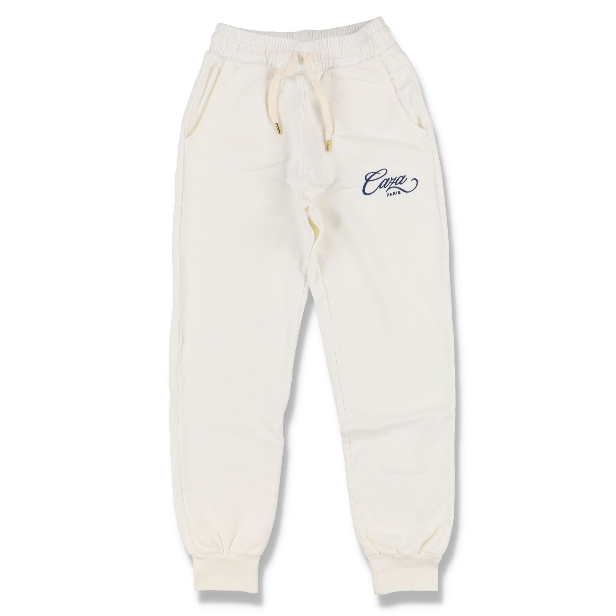 Casablanca White Caza Embroidered Logo Sweatpants Size 28" / US 6 / IT 42 - 1 Thumbnail