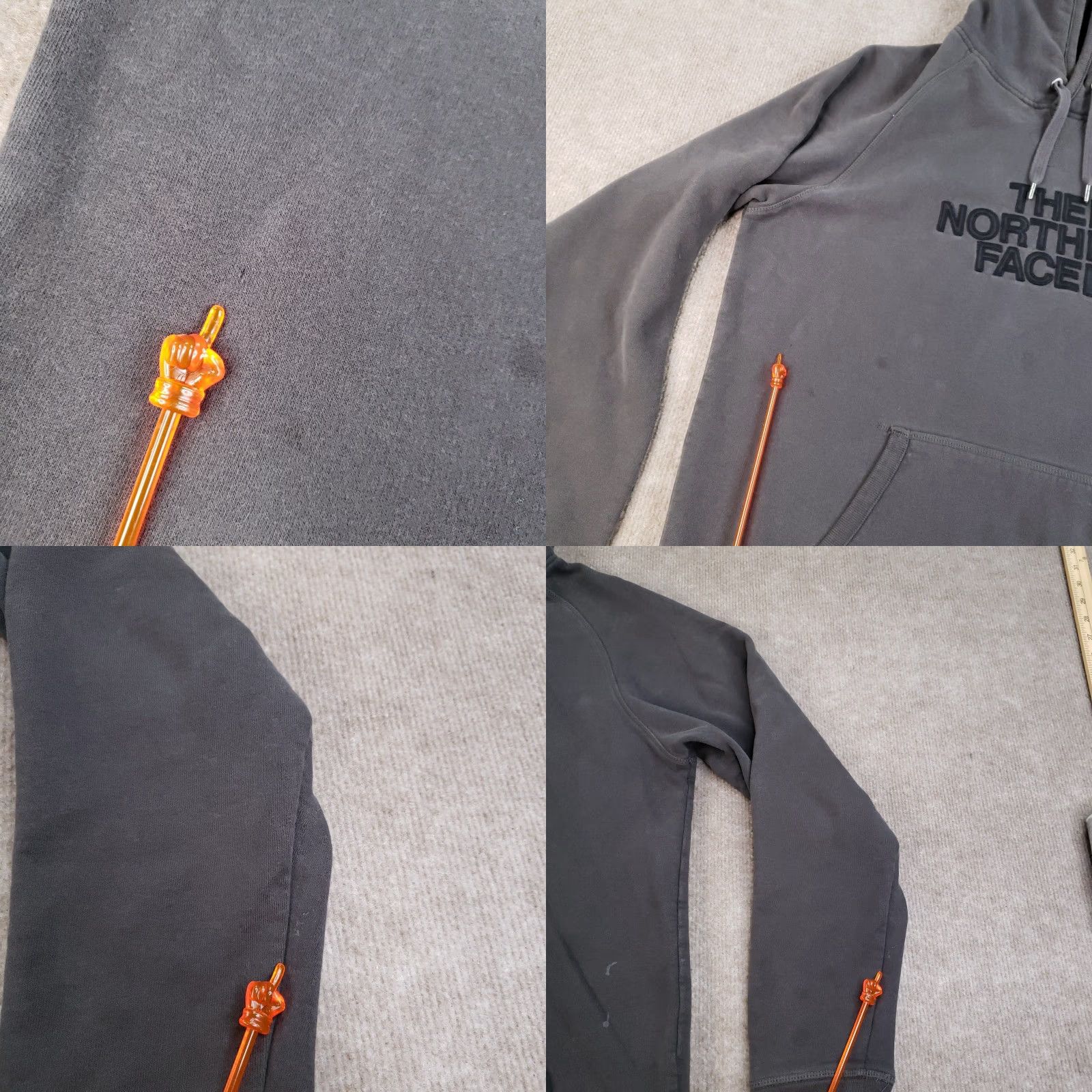 The North Face North Face Hoodie Mens Large Gray Pullover Logo Outdoor Fleece Sweatshirt Size US L / EU 52-54 / 3 - 9 Thumbnail