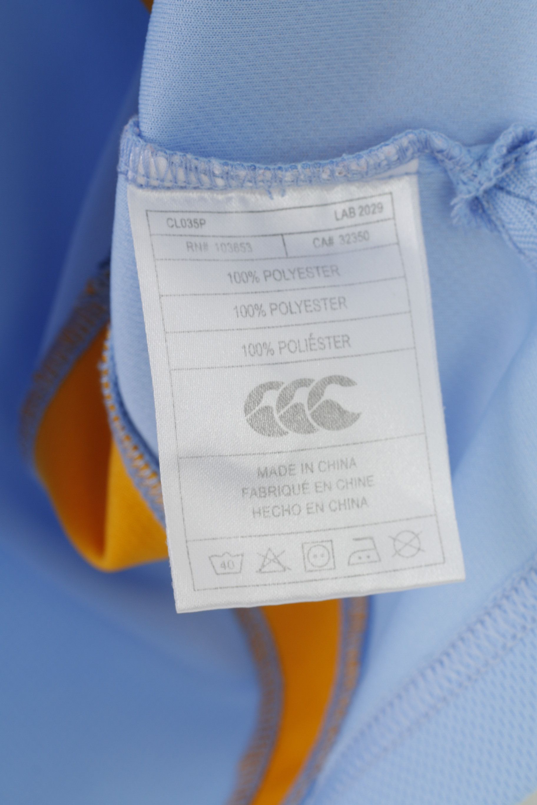 Vintage Canterbury Men S Polo Shirt Blue Treharris Phoenix 4590 Size US S / EU 44-46 / 1 - 7 Thumbnail