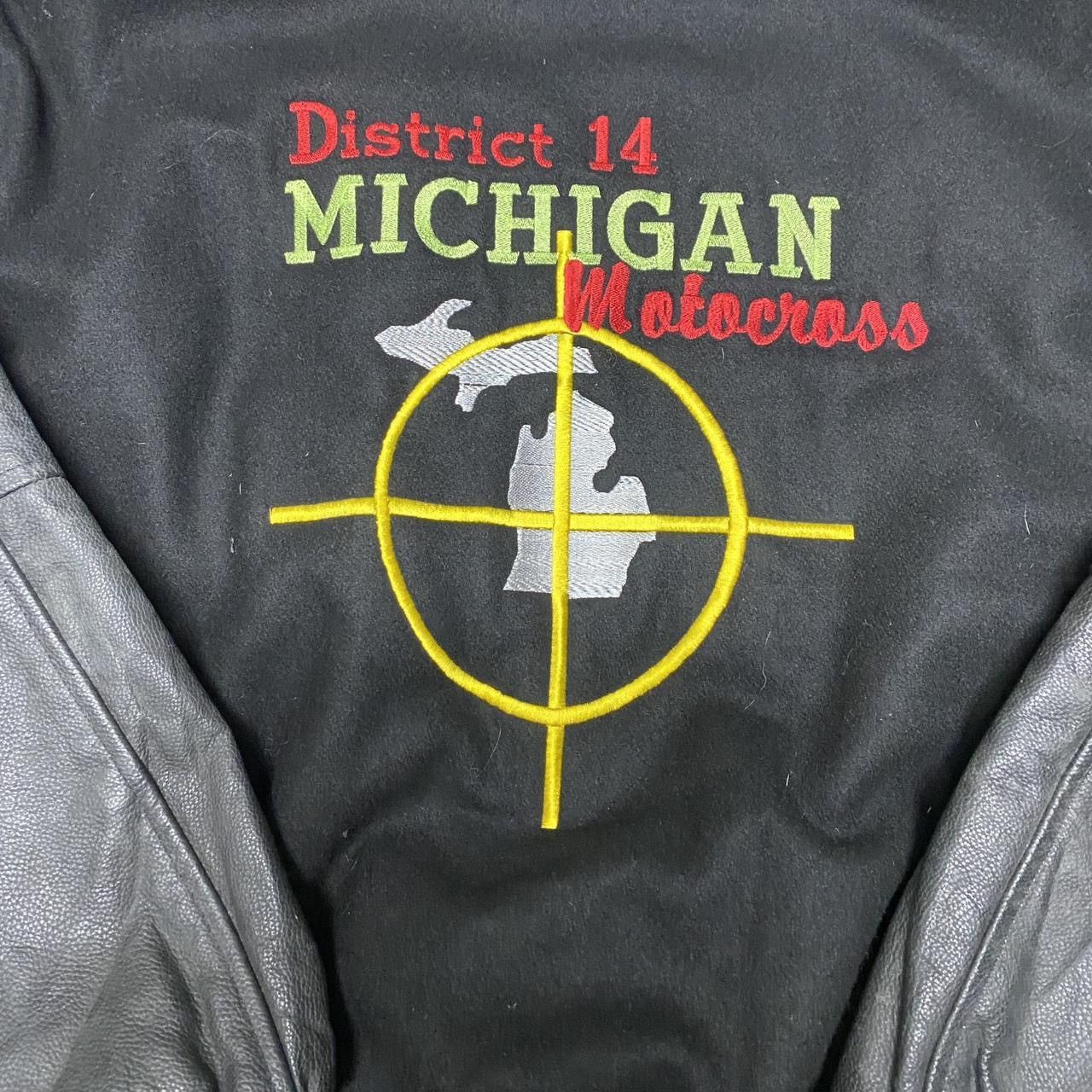 Other Vintage district 14 Michigan motocross varsity jacket Size US M / EU 48-50 / 2 - 2 Thumbnail