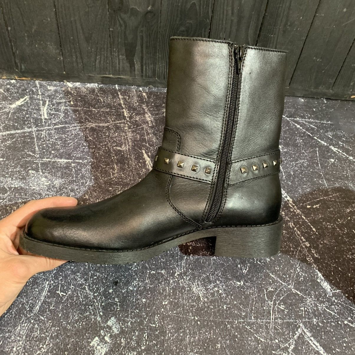 Other Men’s Leather Cowboy Boots AM S 42 EU 28 cm Rick Owens Style Size US 9 / EU 42 - 11 Thumbnail