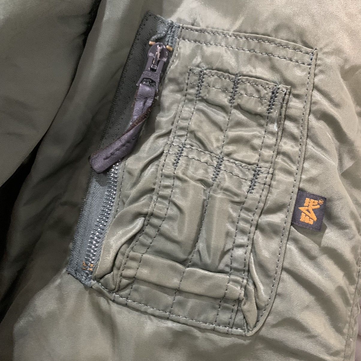 Alpha Industries × Vintage Vintage Alpha Industries N-3B parka jacket Size US XL / EU 56 / 4 - 4 Thumbnail