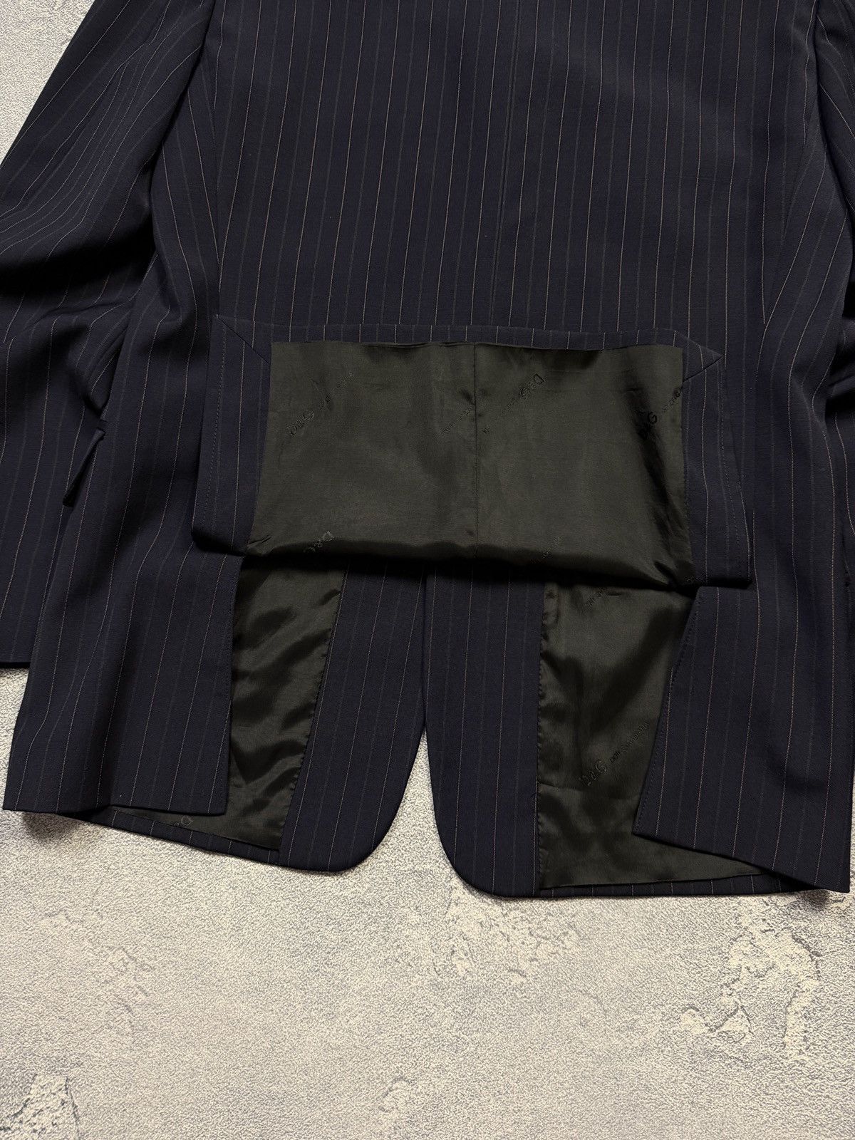 Dolce & Gabbana 32/48 R Dolce & Gabbana Suit Made Italy Size 48R - 10 Thumbnail