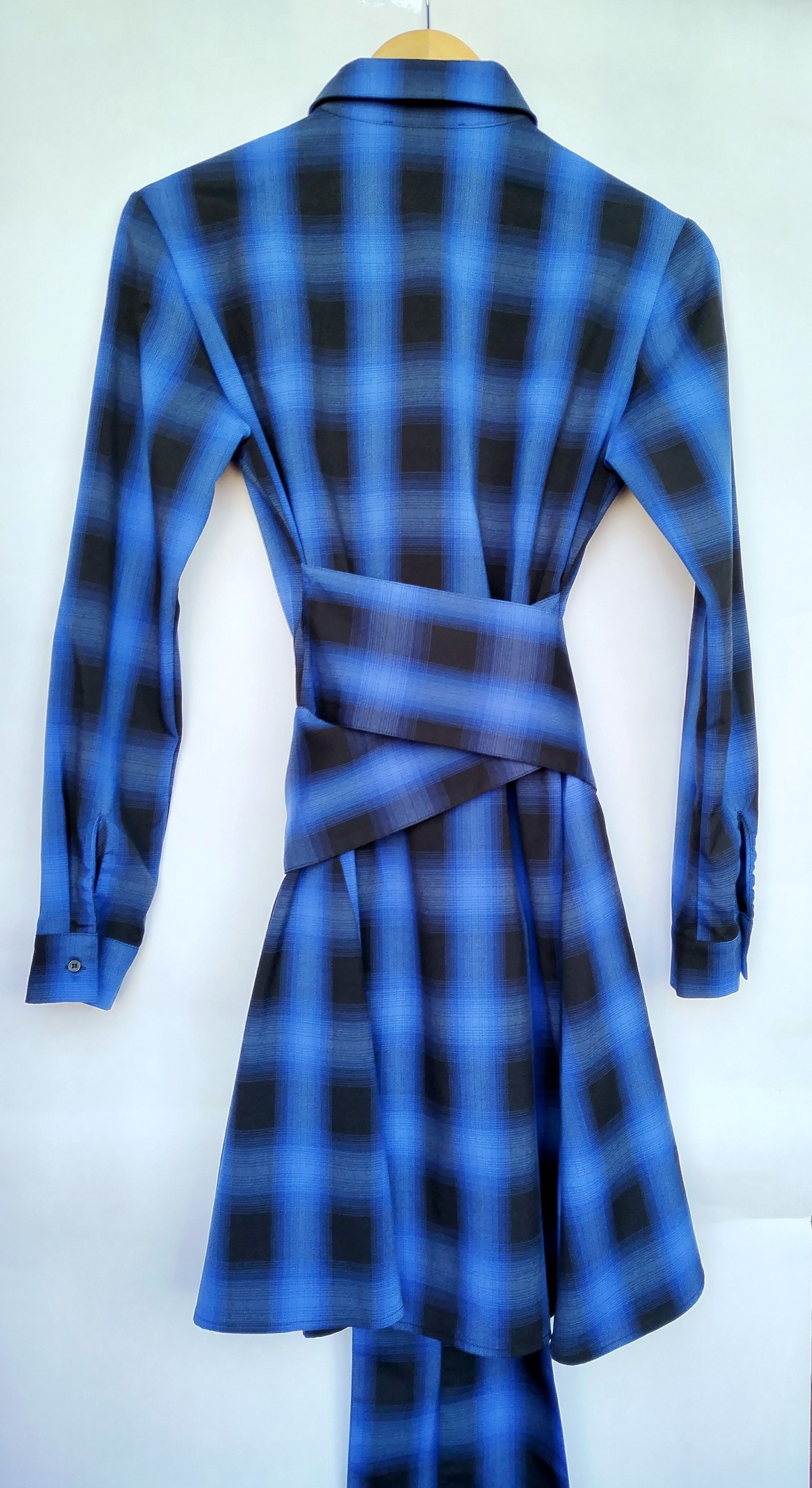 Maje Plaid shirt dress Size S / US 4 / IT 40 - 3 Thumbnail