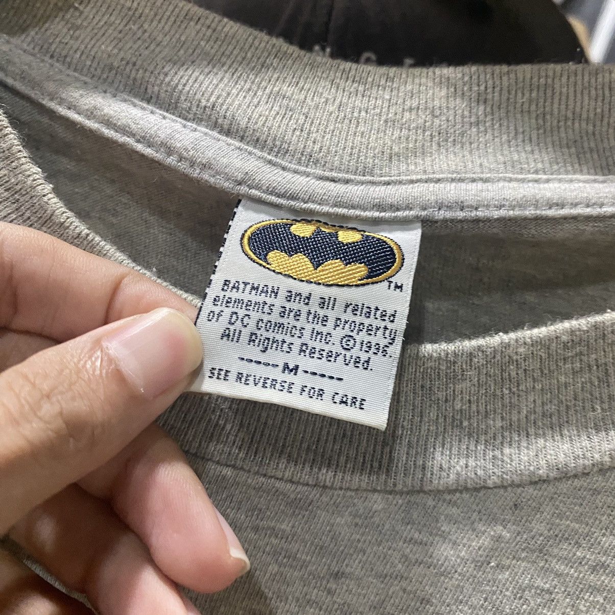 DC Comics × Vintage 1996 Batman and Robin Cartoon Movie Promo t shirt. Size US M / EU 48-50 / 2 - 11 Thumbnail