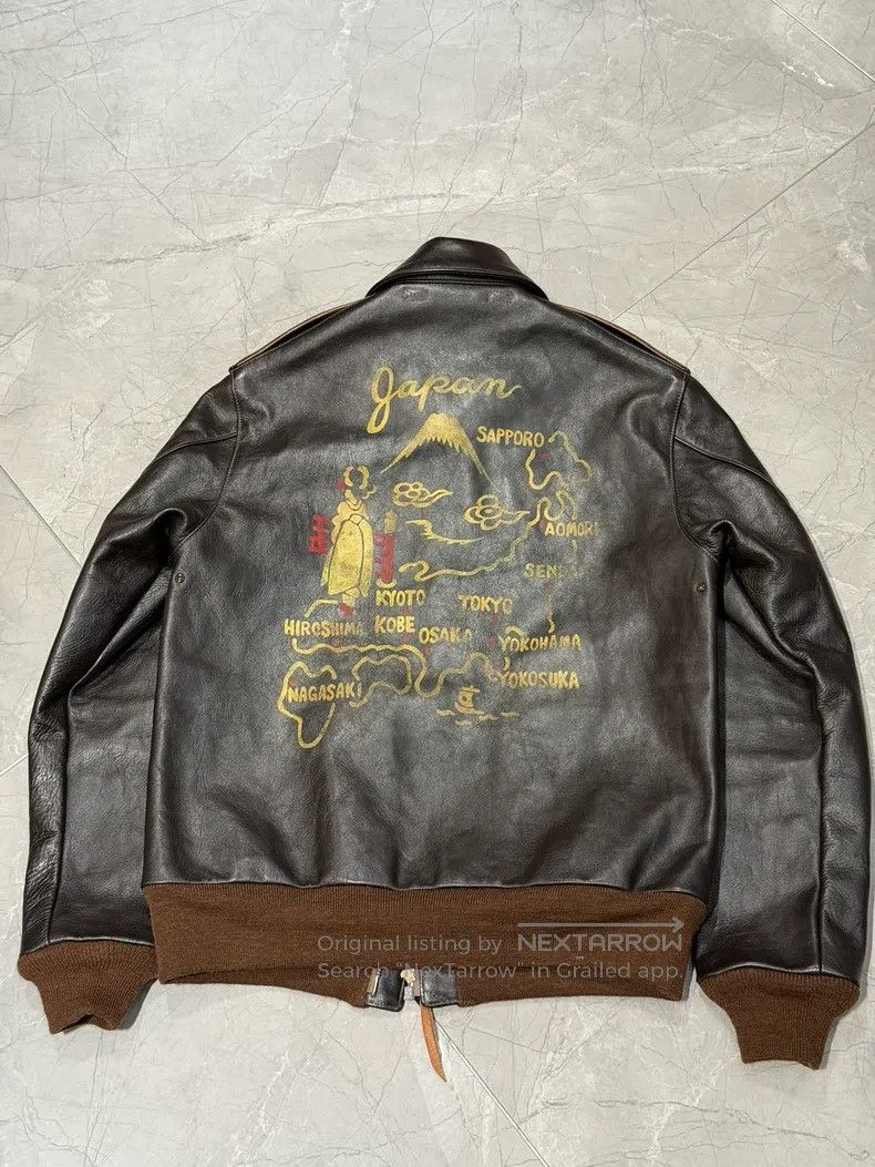 The Real McCoy's The Real McCoys Horseskin flight jacket Size US M / EU 48-50 / 2 - 2 Thumbnail