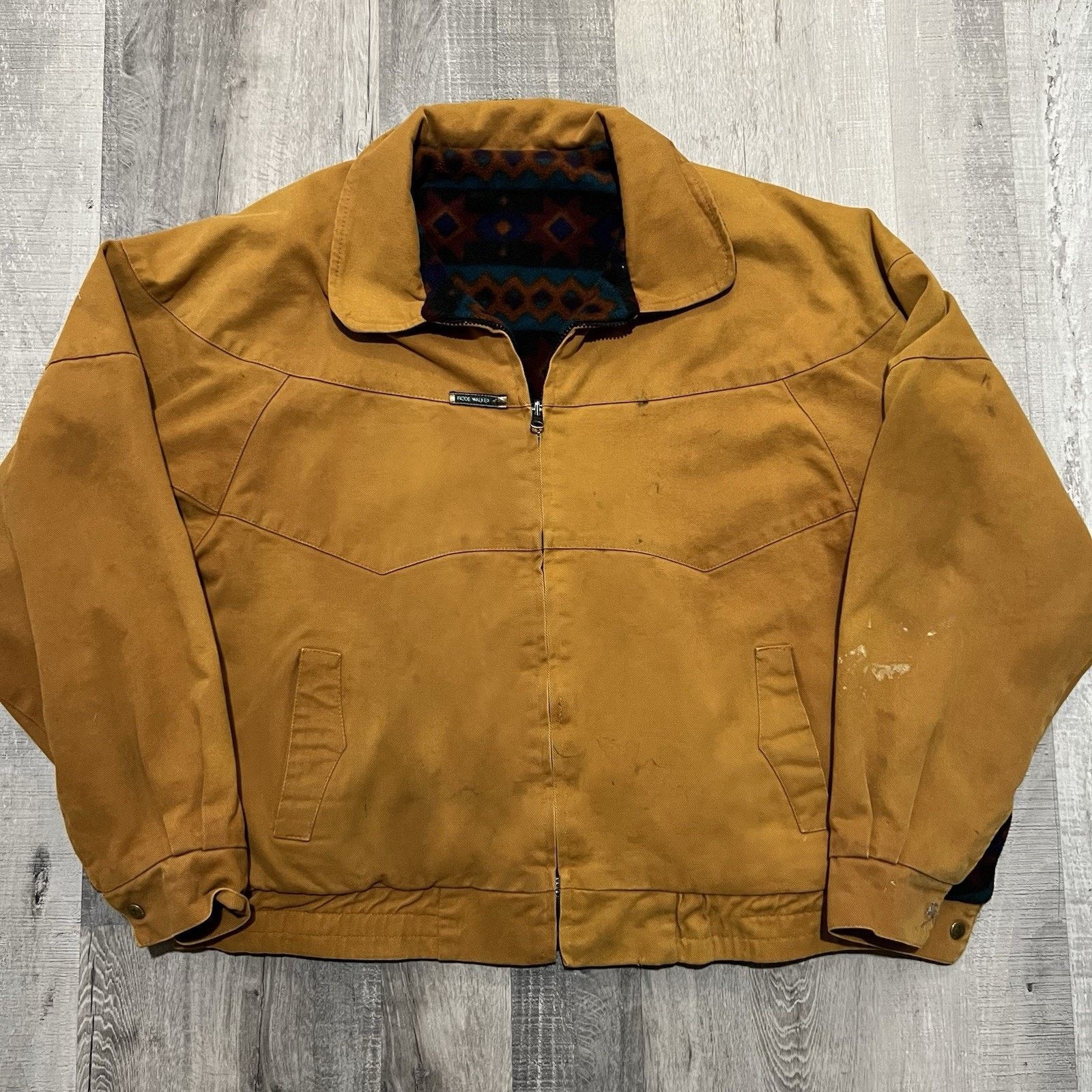 Other VTG Rode Walker Reversible Aztec Canvas/Fleece USA Jacket XL Size US XL / EU 56 / 4 - 3 Thumbnail