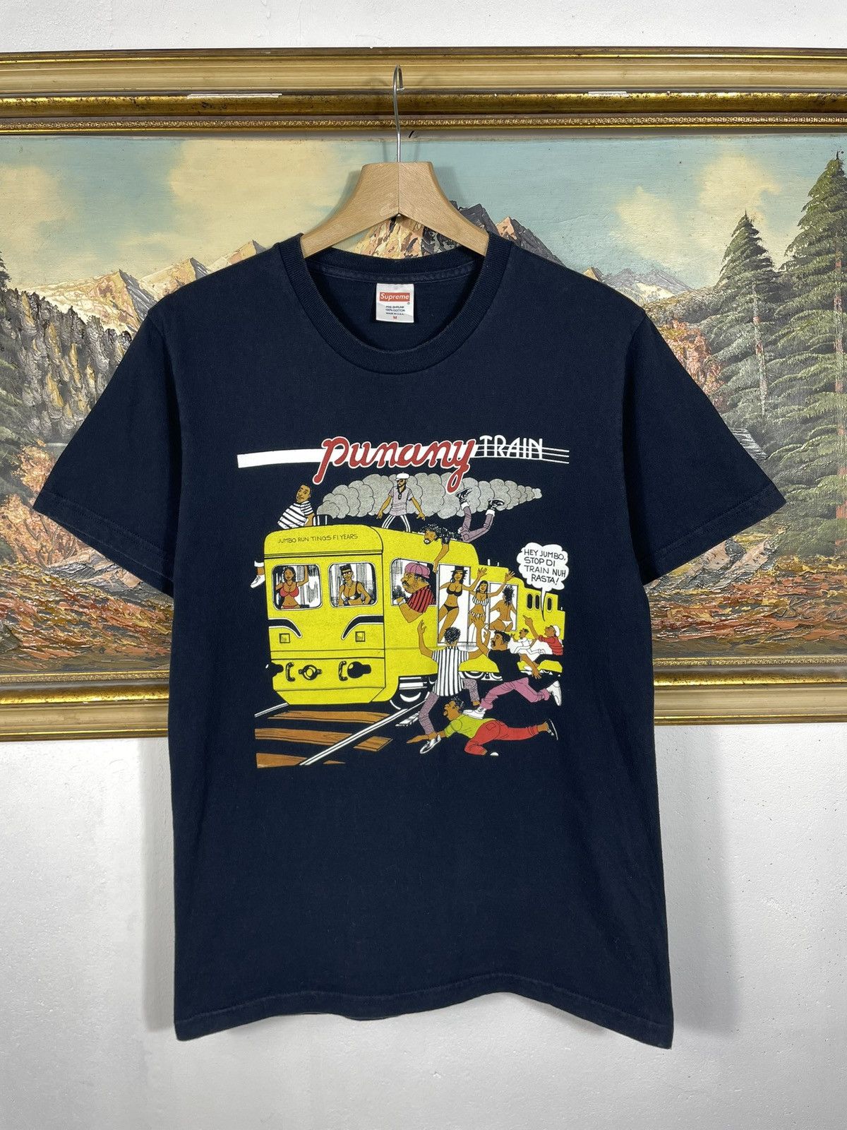 Limonious Punany Train Tシャツ ブラック M Supreme Wilfred Limonius Punany Train Tee Black Men's - SS17