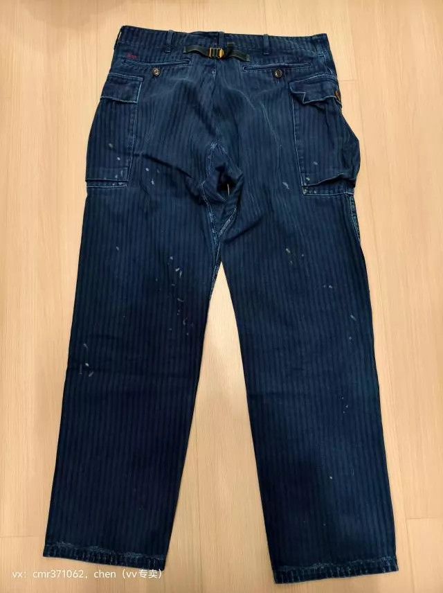 Visvim visvim 19 ICT Veterans Pants Crush Dk Indigo 4 Fishbone Size US 36 / EU 52 - 6 Thumbnail