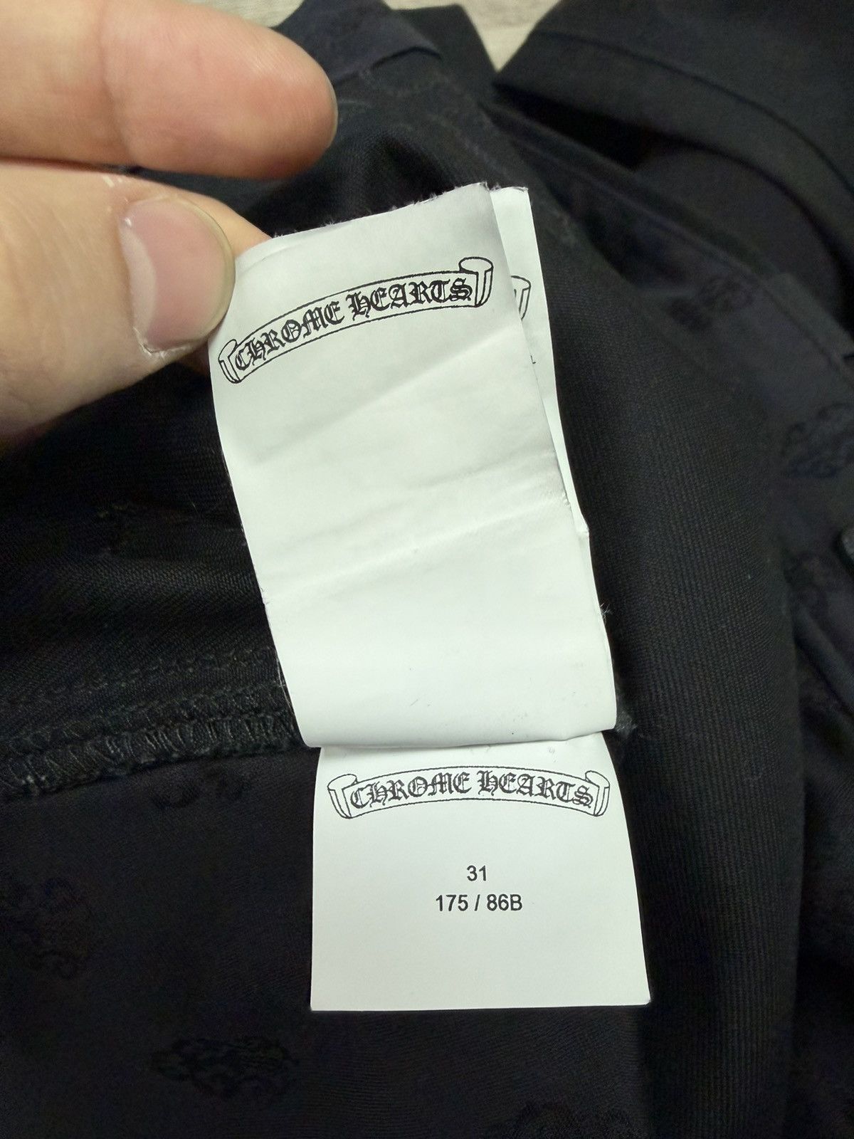 Chrome Hearts Chrome Hearts Black Leopard Patch Jeans Size US 31 - 13 Thumbnail