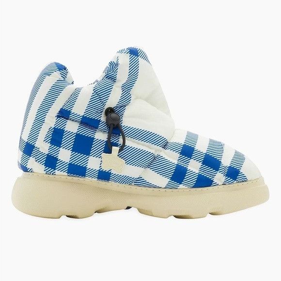 Burberry 44eu 11us Burberry Creeper Lace-Up Boots Blue White