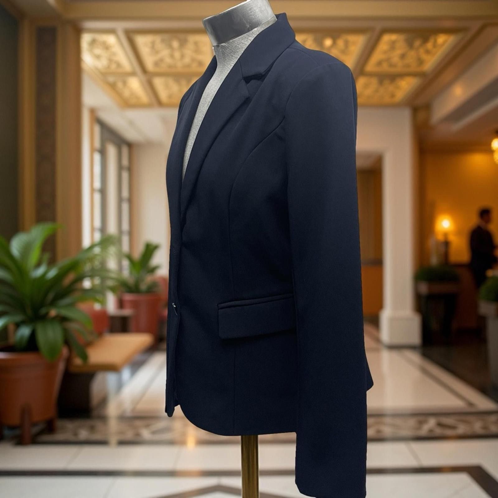 Other Cute Benibos Women's Navy Blazer size 6 Size M / US 6-8 / IT 42-44 - 3 Thumbnail