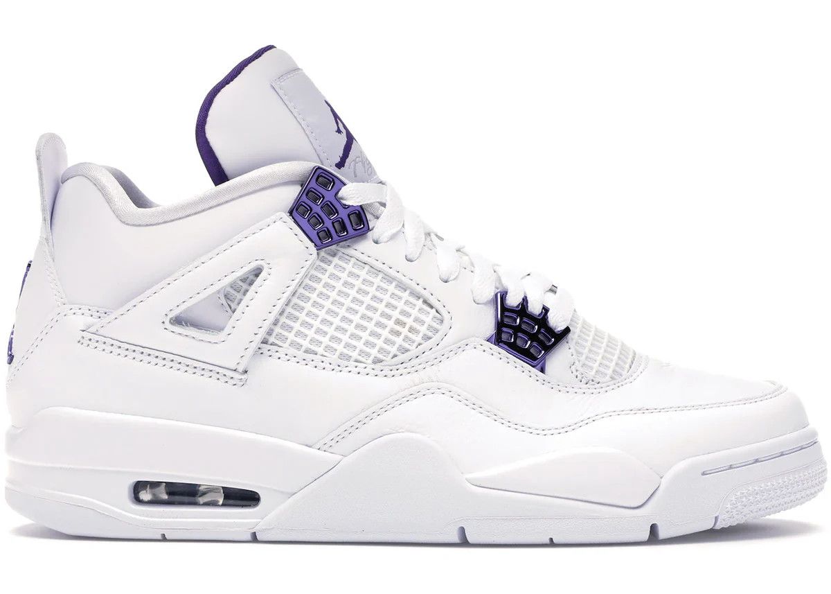 Jordan Brand Jordan 4 Retro Mettalic Purple (GS) Size US 6 / IT 36 - 7 Thumbnail
