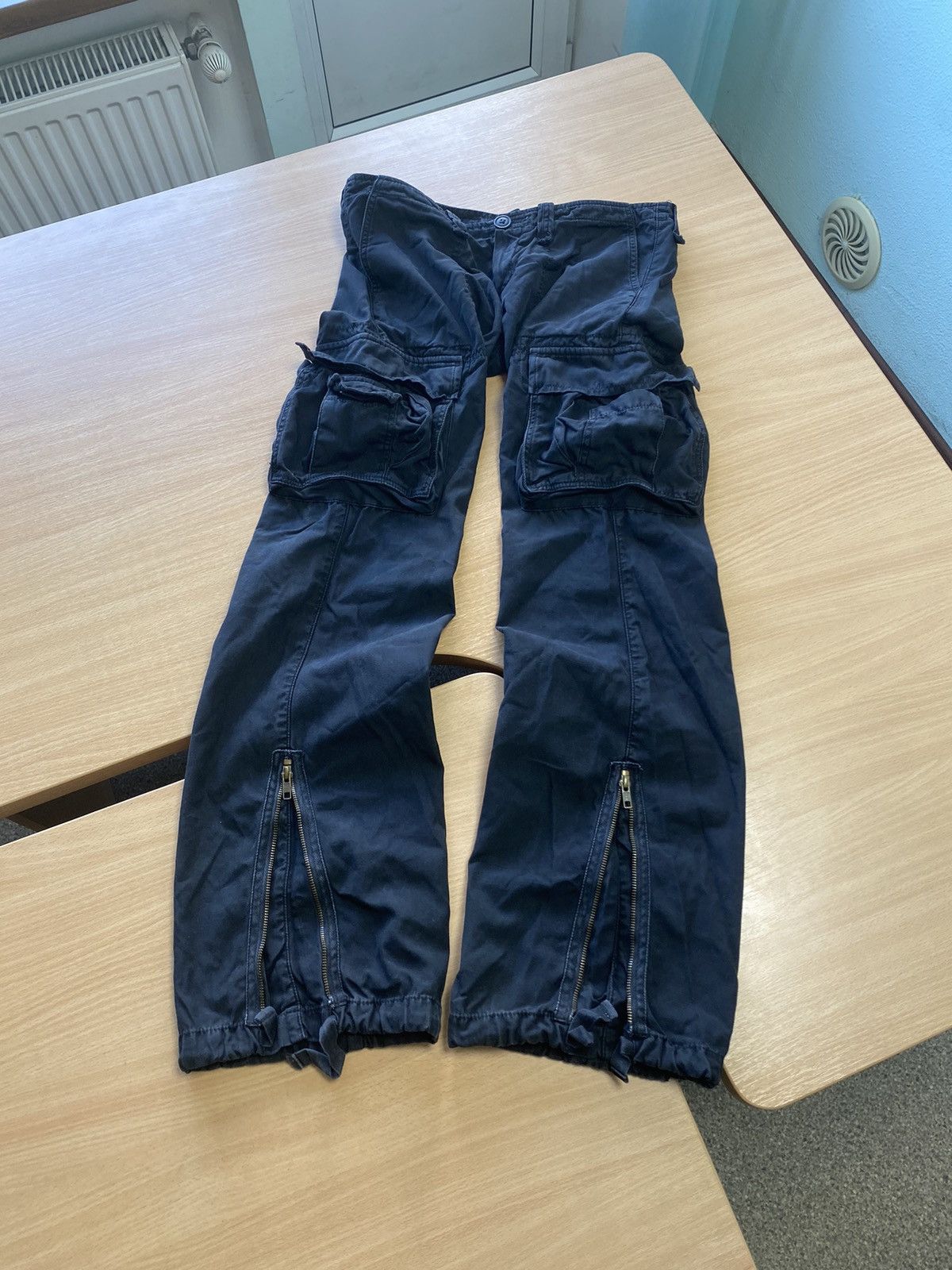 Vintage Vintage Japanese brand cargo zipper Y2K style bandage pants ...