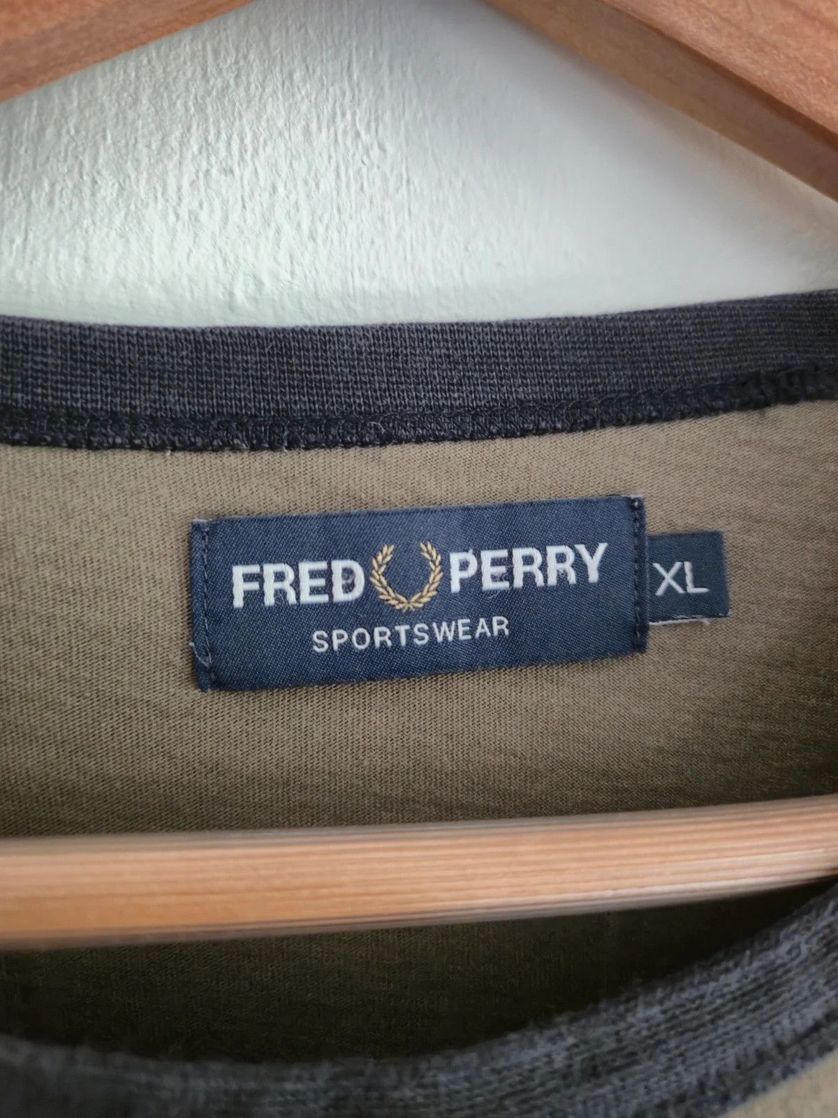 Fred Perry Fred Perry Khaki Crew Neck t-shirt - XL Size US XL / EU 56 / 4 - 4 Thumbnail