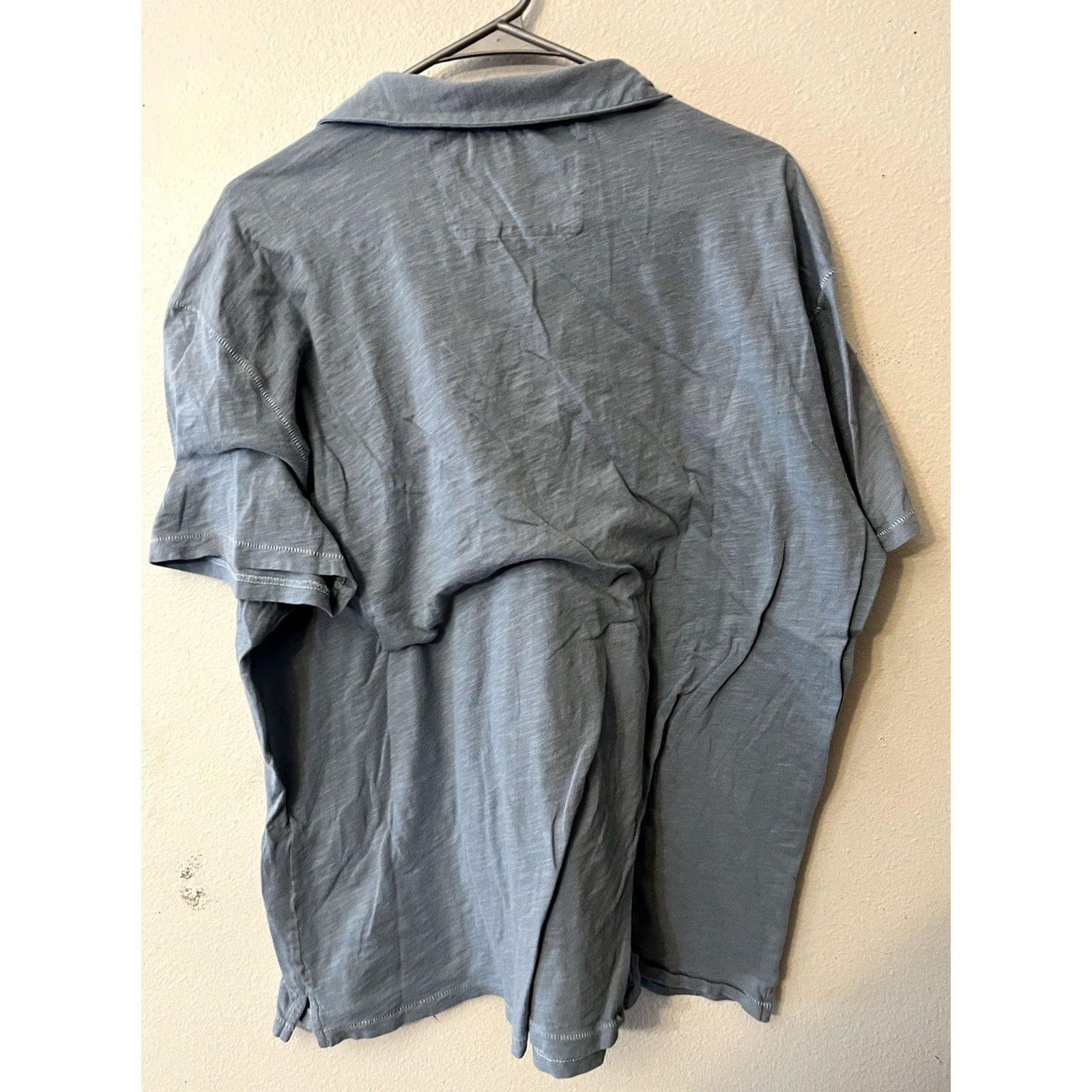 John Varvatos John Varvatos Polo Shirt Men's XL Blue Shirt Polo Short Sleeve Regular Size US XL / EU 56 / 4 - 3 Thumbnail