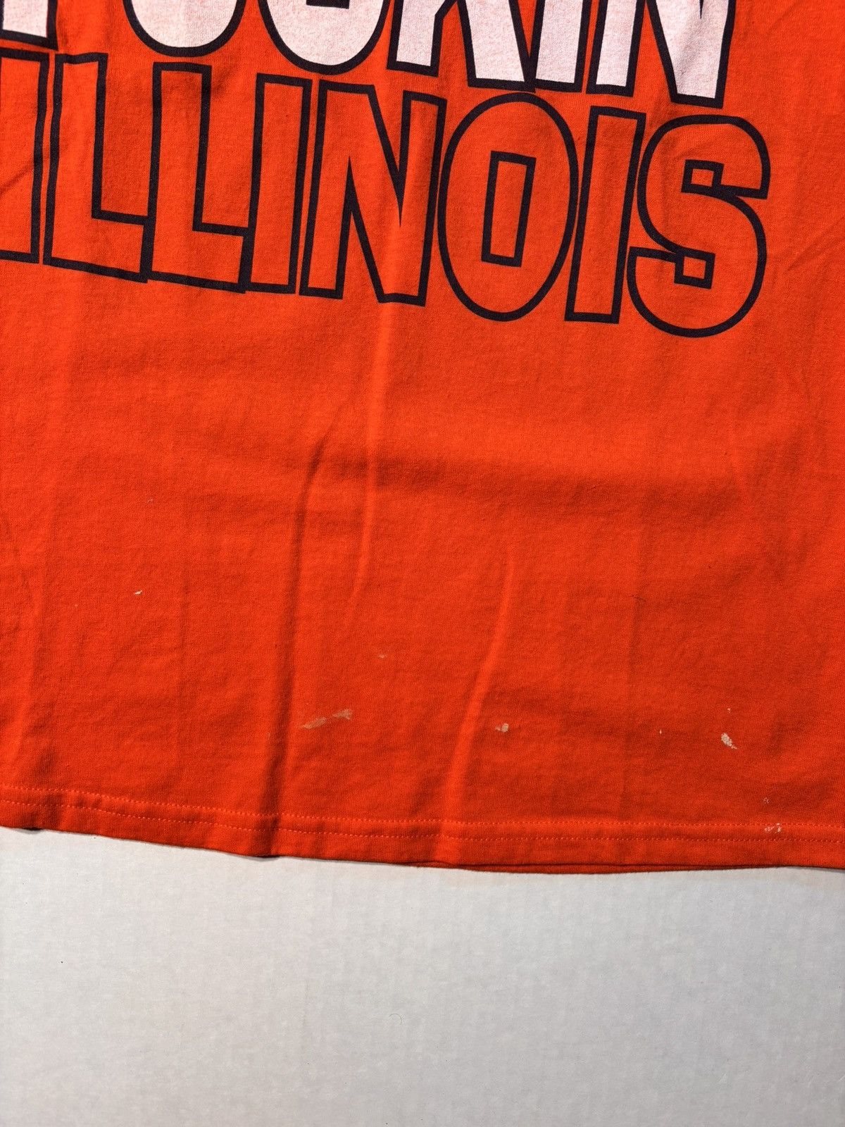 Jerzees Vtg Champaign Illinois University Fighting Illini Y2K Tshirt Size US M / EU 48-50 / 2 - 3 Thumbnail