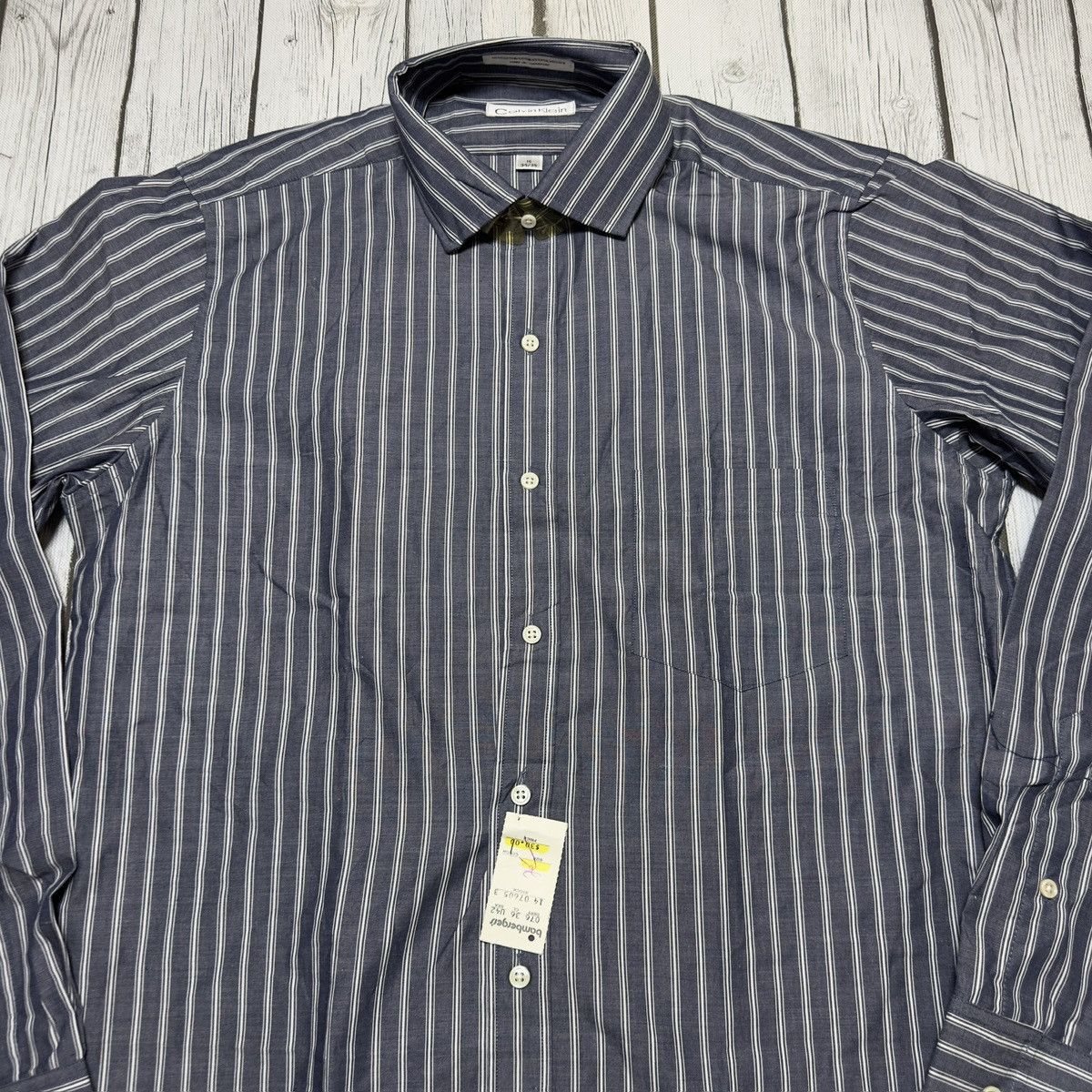 Calvin Klein × Vintage Vintage Calvin Klein shirt Size US L / EU 52-54 / 3 - 3 Thumbnail