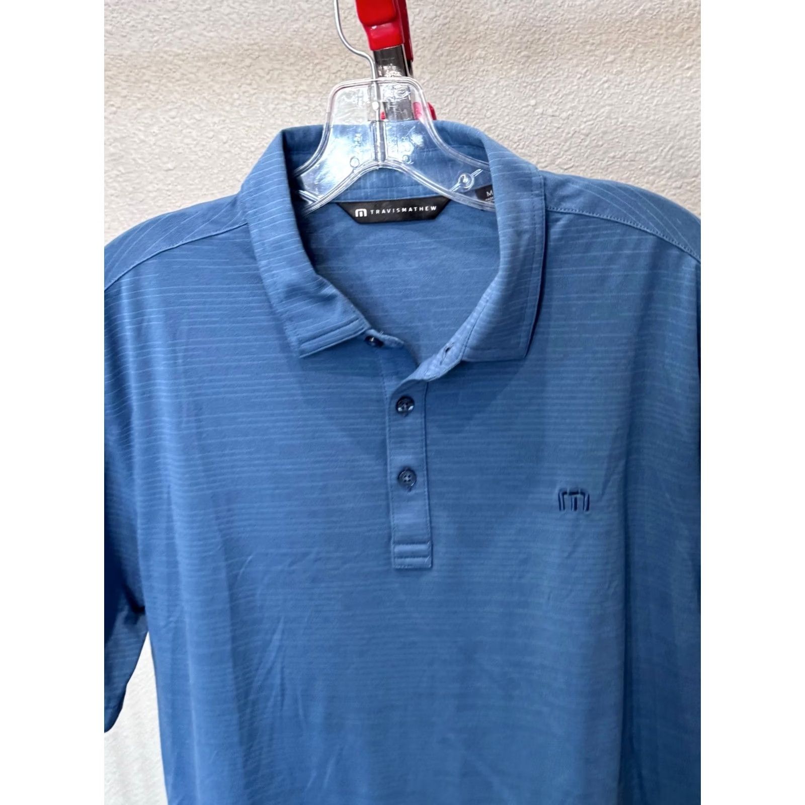 TravisMathew Travis Matthew Embroidered Pacifico Clara POLO SHIRT Medium M Mens Size US M / EU 48-50 / 2 - 4 Thumbnail