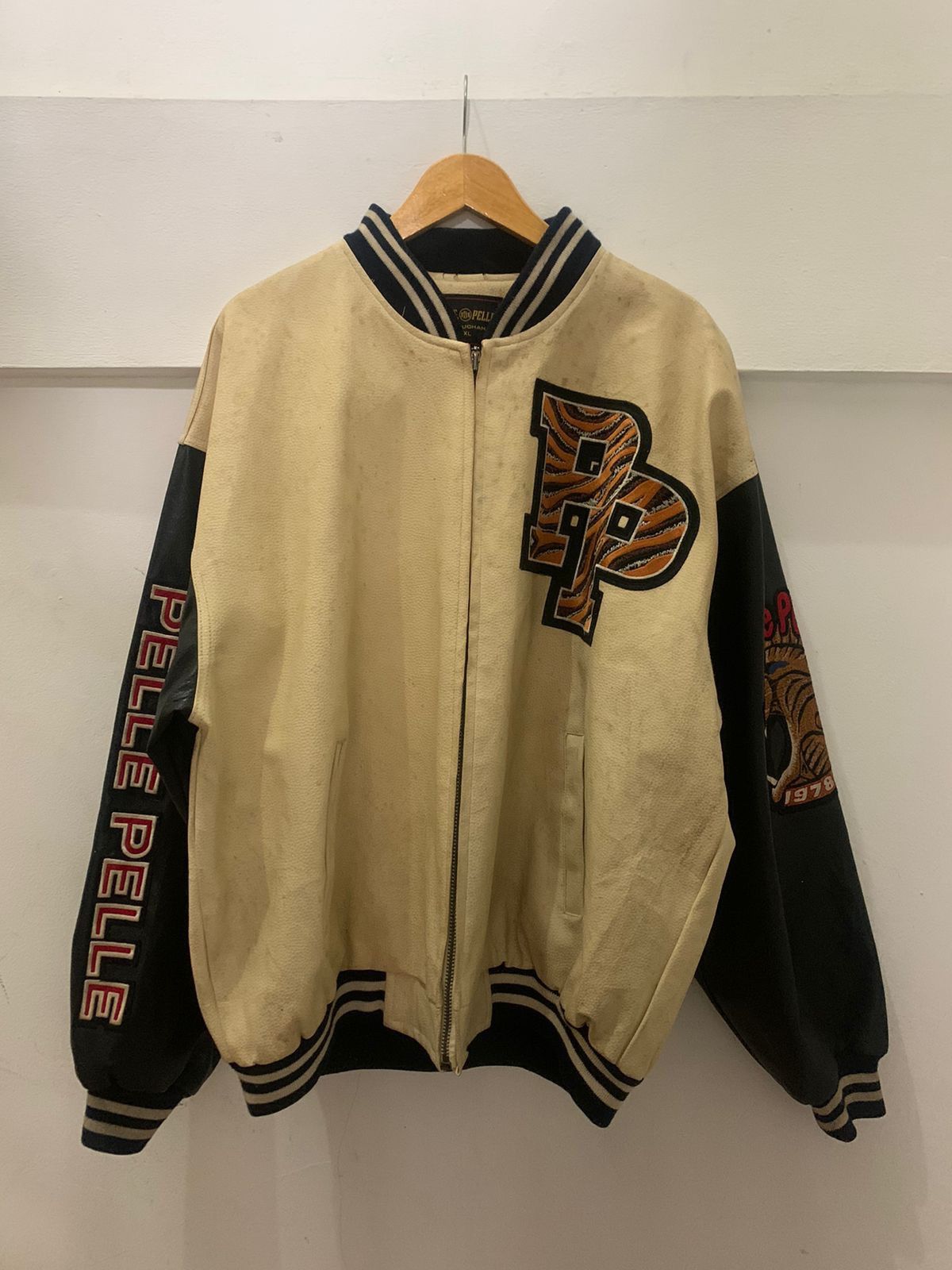 Marc Buchanan × Pelle Pelle Vintage Pelle Pelle by Marc Buchanan Varsity Jacket Size US XXL / EU 58 / 5 - 1 Thumbnail