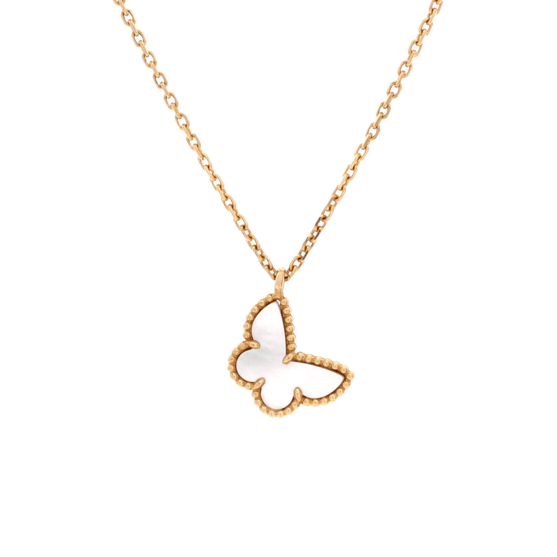 Van Cleef & Arpels Sweet Alhambra Butterfly Pendant Necklace Size ONE SIZE - 1 Thumbnail