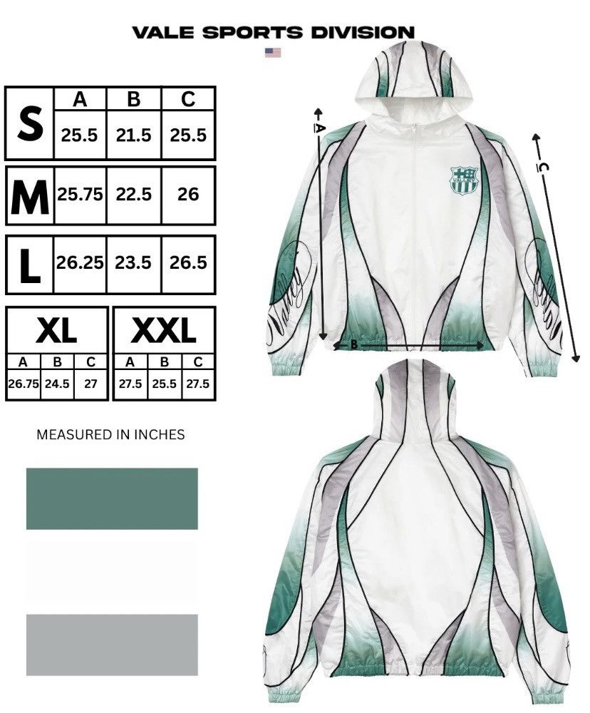 Vale 💀Vale Action Track Top💀 Size US S / EU 44-46 / 1 - 6 Thumbnail