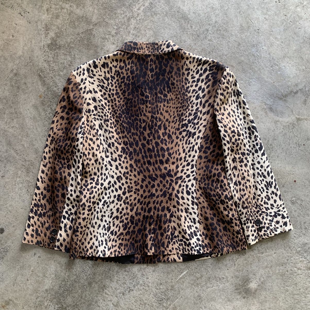 Moschino MOSCHINO / LEOPARD PRINT BLAZER Size S / US 4 / IT 40 - 3 Thumbnail