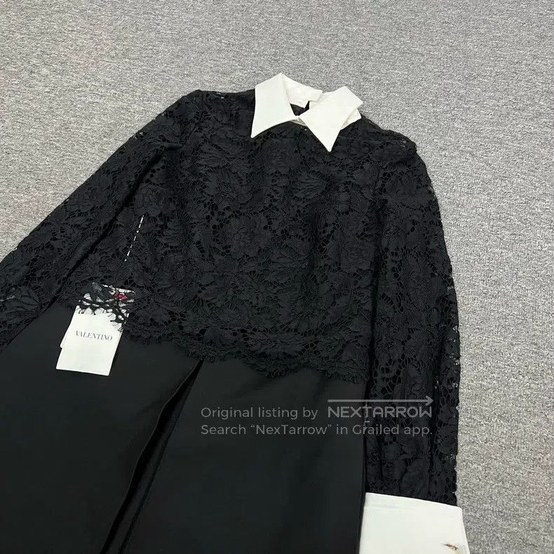 Valentino Valentino Lace patchwork dress Size S / US 4 / IT 40 - 4 Thumbnail