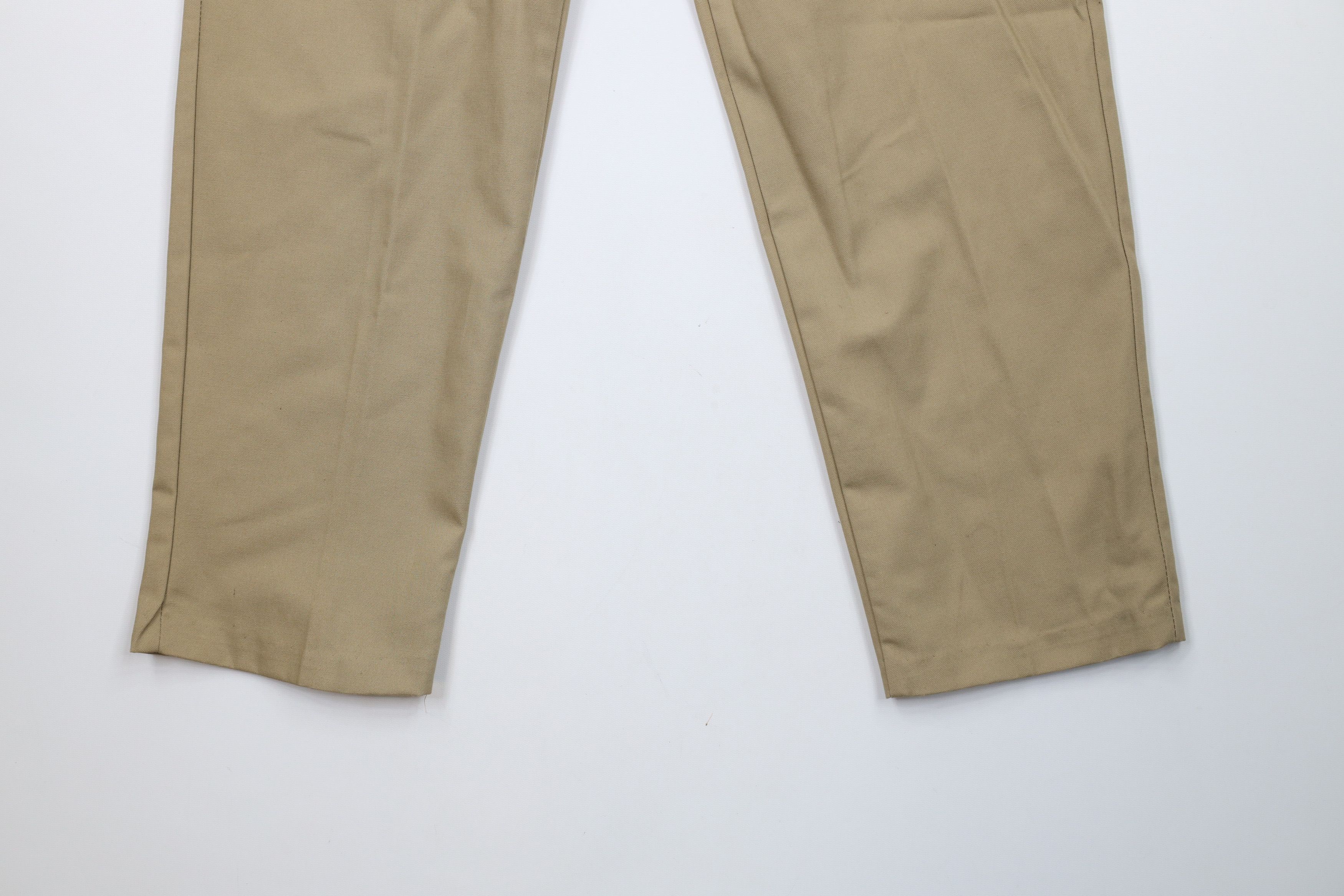 Vintage Vintage 90s Streetwear Blank Tapered Leg Pants Beige Size 26" / US 2 / IT 38 - 4 Thumbnail