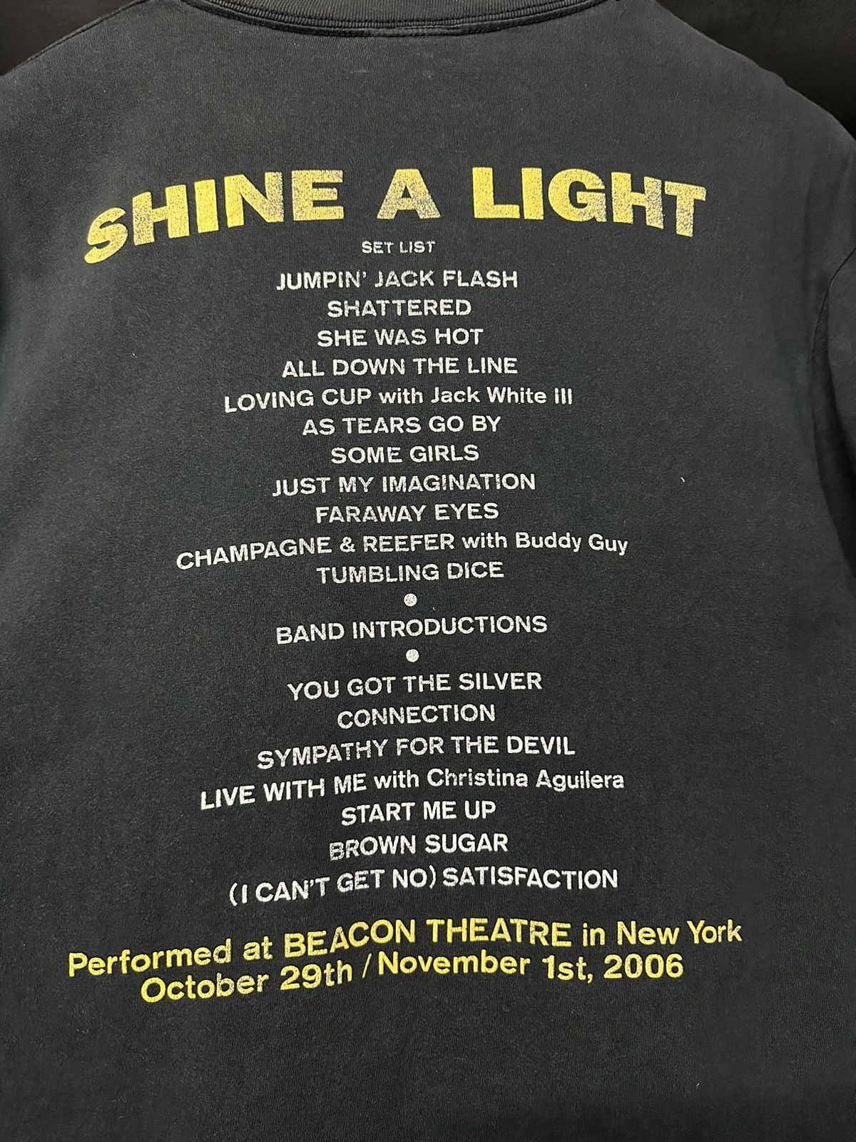 Band Tees × Vintage Vintage The Rolling Stones Shine A Light Faded Tee Size US L / EU 52-54 / 3 - 8 Thumbnail