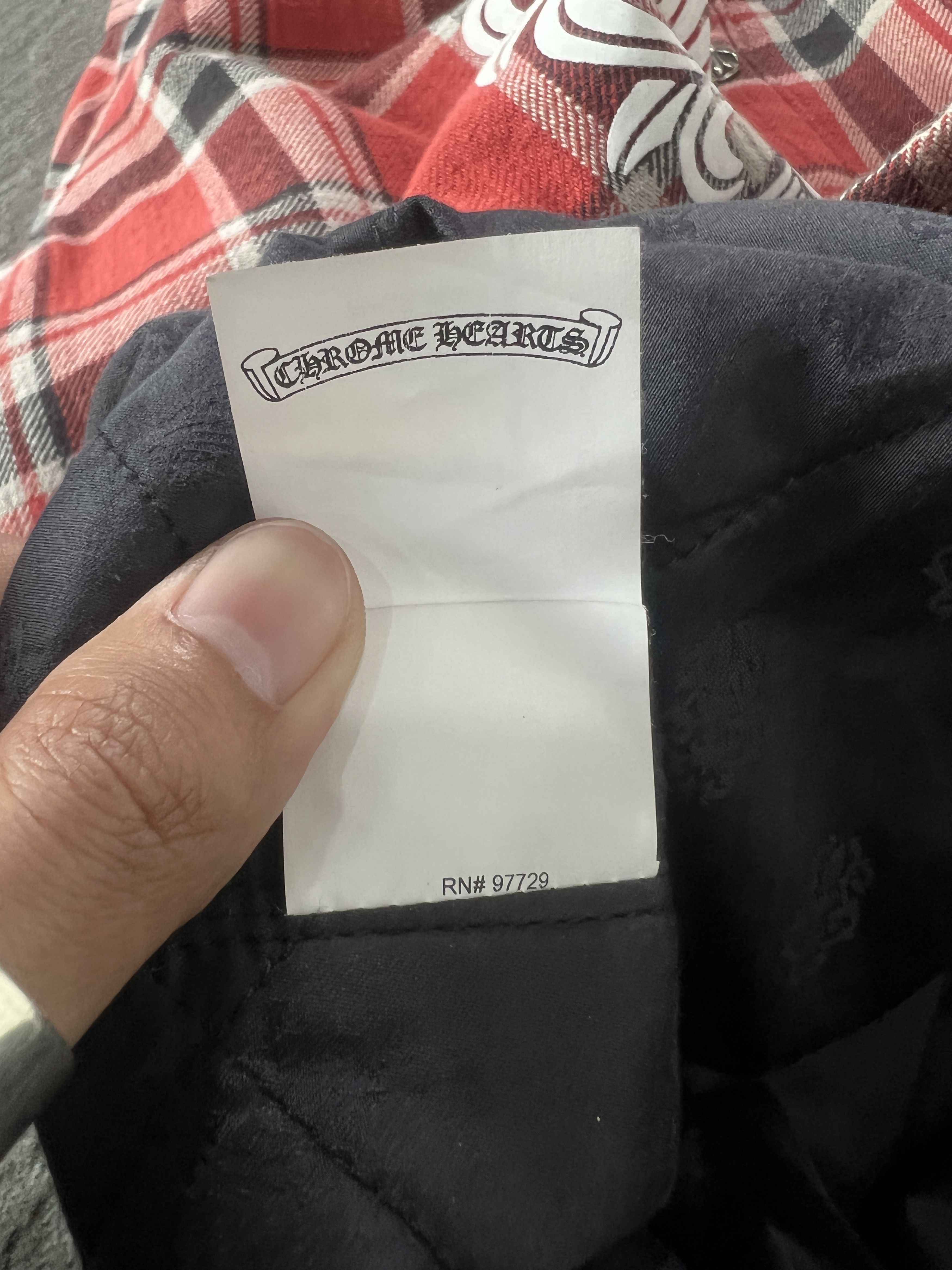 Chrome Hearts Chrome Hearts Red Plaid Cross Flannel Jacket XL Size US XL / EU 56 / 4 - 21 Thumbnail