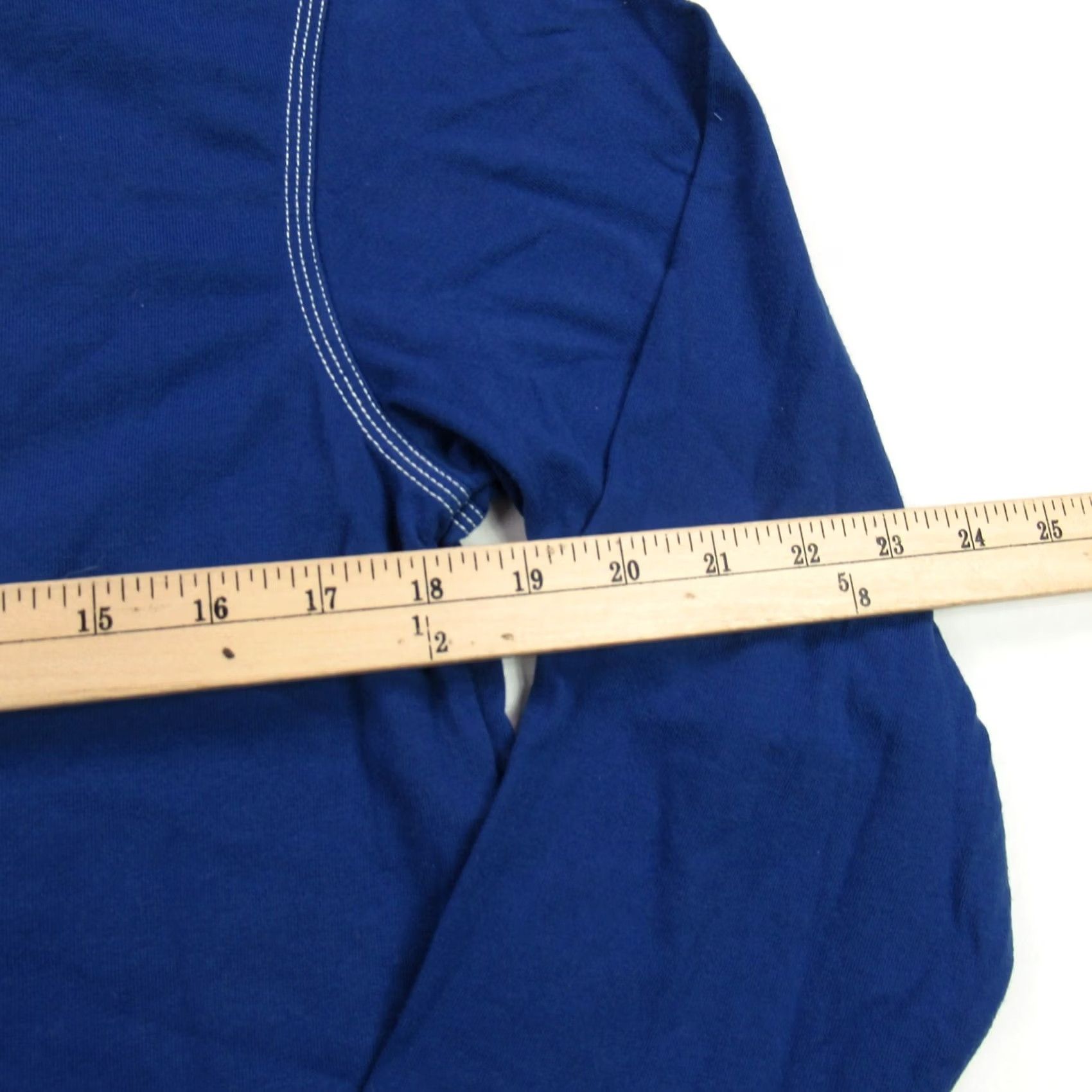 Disney Disney Mens Shirt Long Sleeve Crew Neck Lightweight Blue Cotton Blend Logo Casual (M) Size US M / EU 48-50 / 2 - 7 Thumbnail