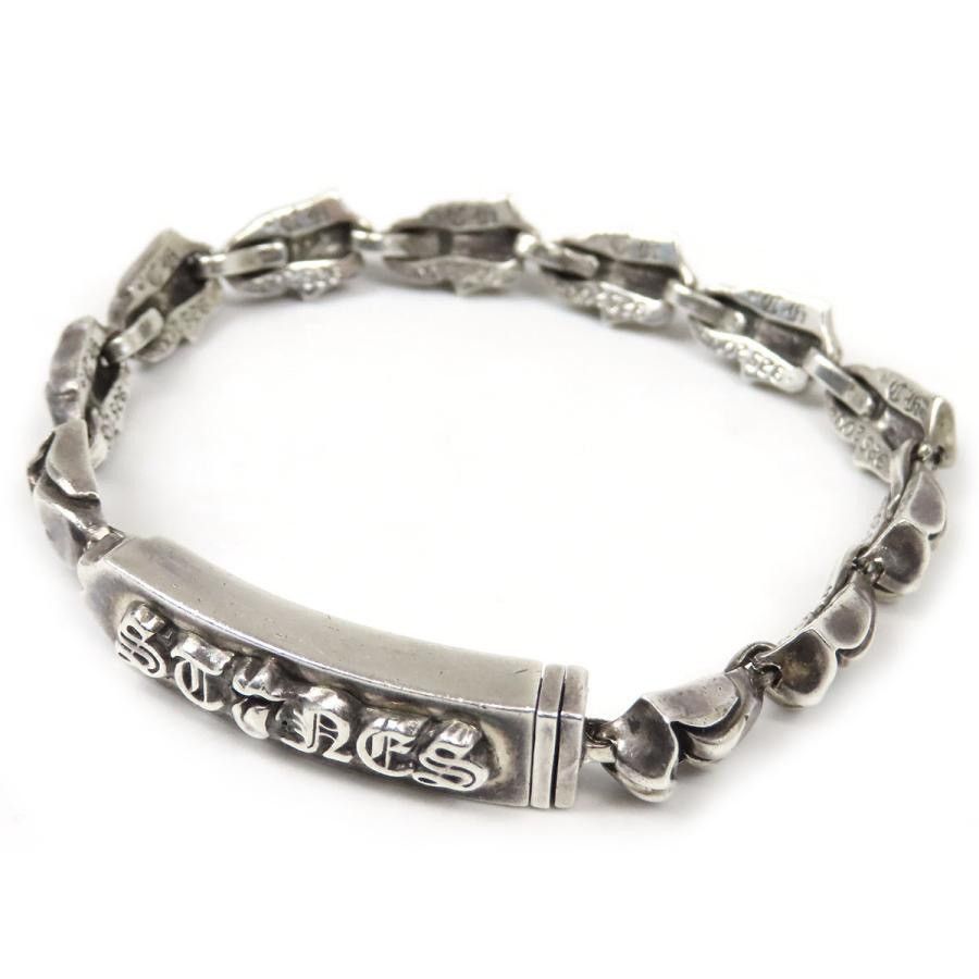 Chrome Hearts 11LINK Chrome Hearts Lip Tongue Stones Mini ID Bracelet Size ONE SIZE - 1 Thumbnail