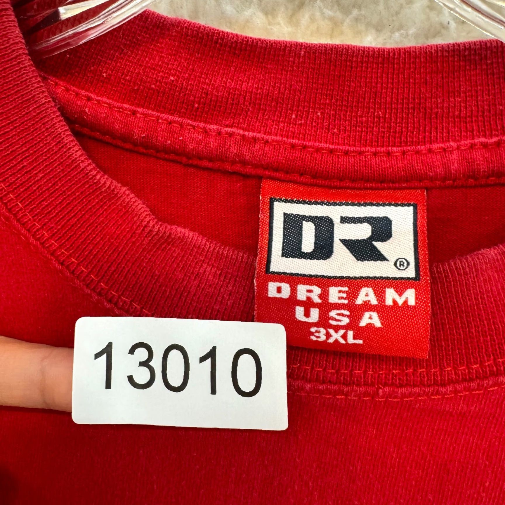 Vintage VINTAGE Red Blank T-Shirt Mens 3XL Cotton Short Sleeve Red Blank T-Shirt 100% Cotton Vintage Shirt Mens XXXL Size US XXL / EU 58 / 5 - 8 Thumbnail