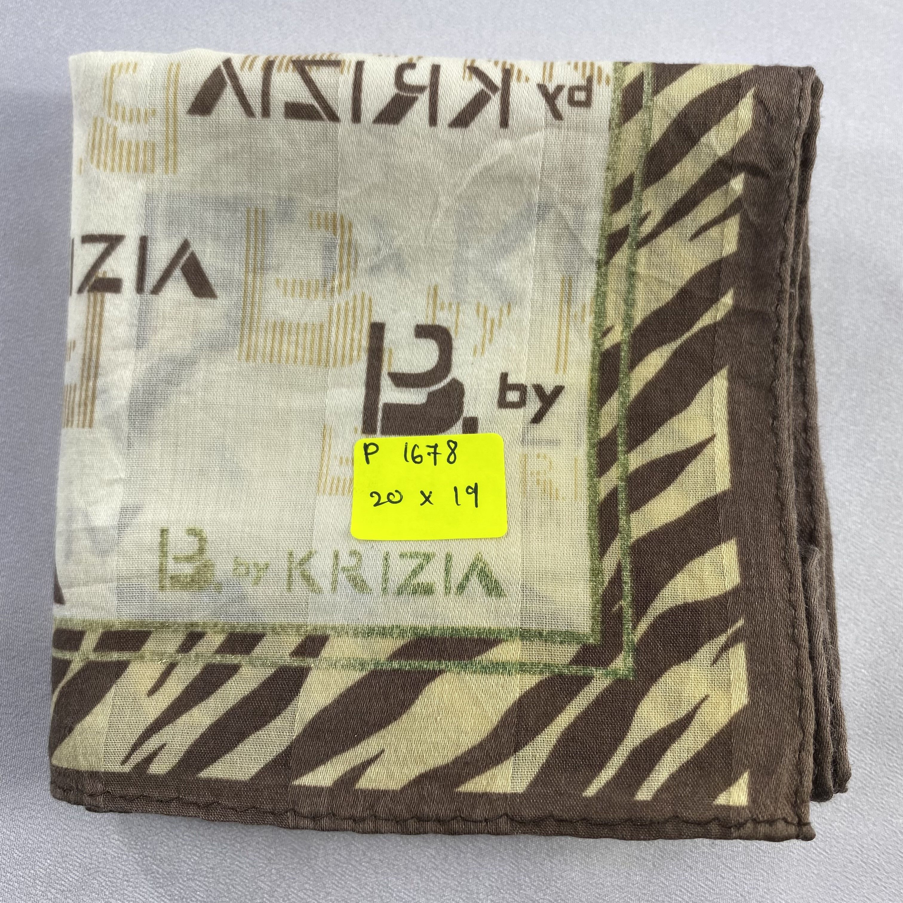 Krizia Uomo × Vintage Krizia Uomo Bandana/ Handkerchief / Neckerchief-P1678 Size ONE SIZE - 5 Thumbnail