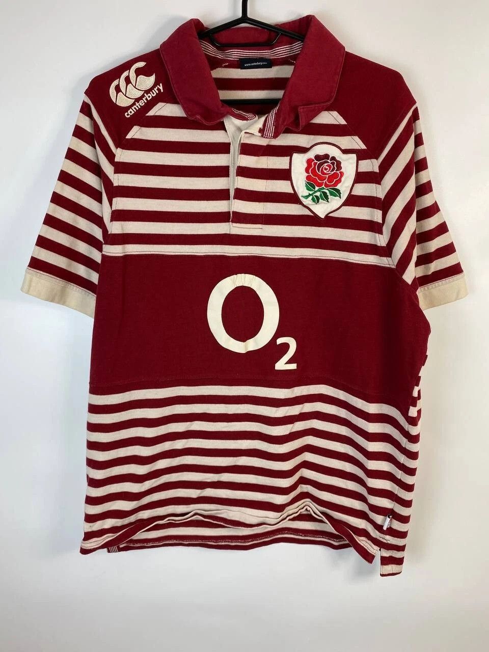 Other Vintage Jersey Rugby England O2 Canterbury Men Size L Size US L / EU 52-54 / 3 - 1 Thumbnail