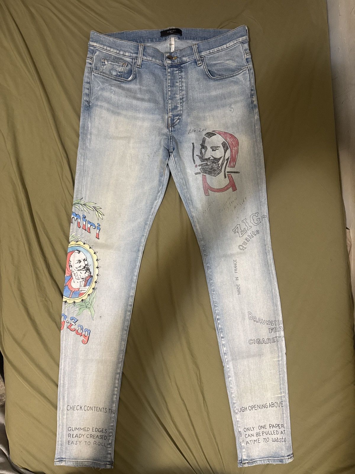 Amiri Amiri x Zig Zag Size US 36 / EU 52 - 6 Thumbnail