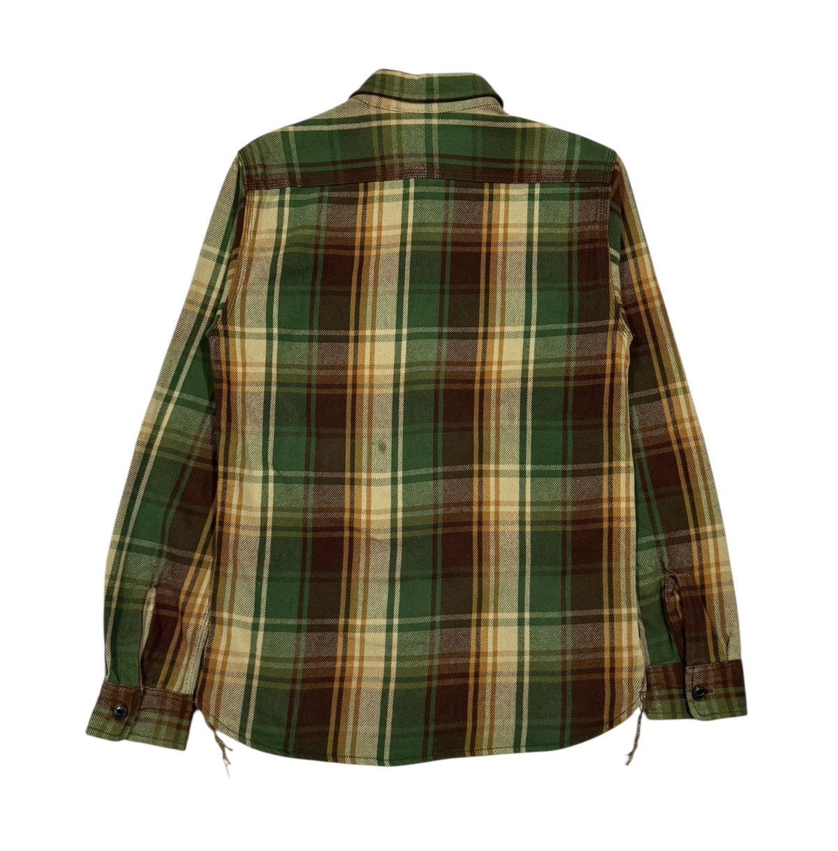 Japanese Brand Houston Union Made Tartan Flannel Button Ups Shirt Size US M / EU 48-50 / 2 - 2 Thumbnail