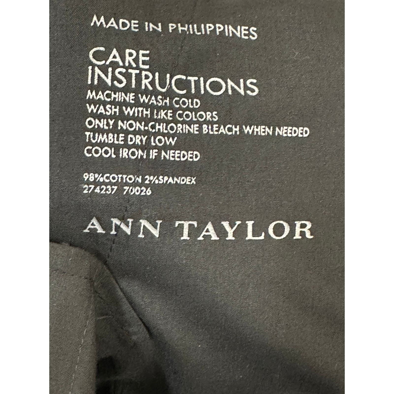 Ann Taylor Ann Taylor black Madison mini skirt size 4 Size 27" / US 4 / IT 40 - 5 Thumbnail