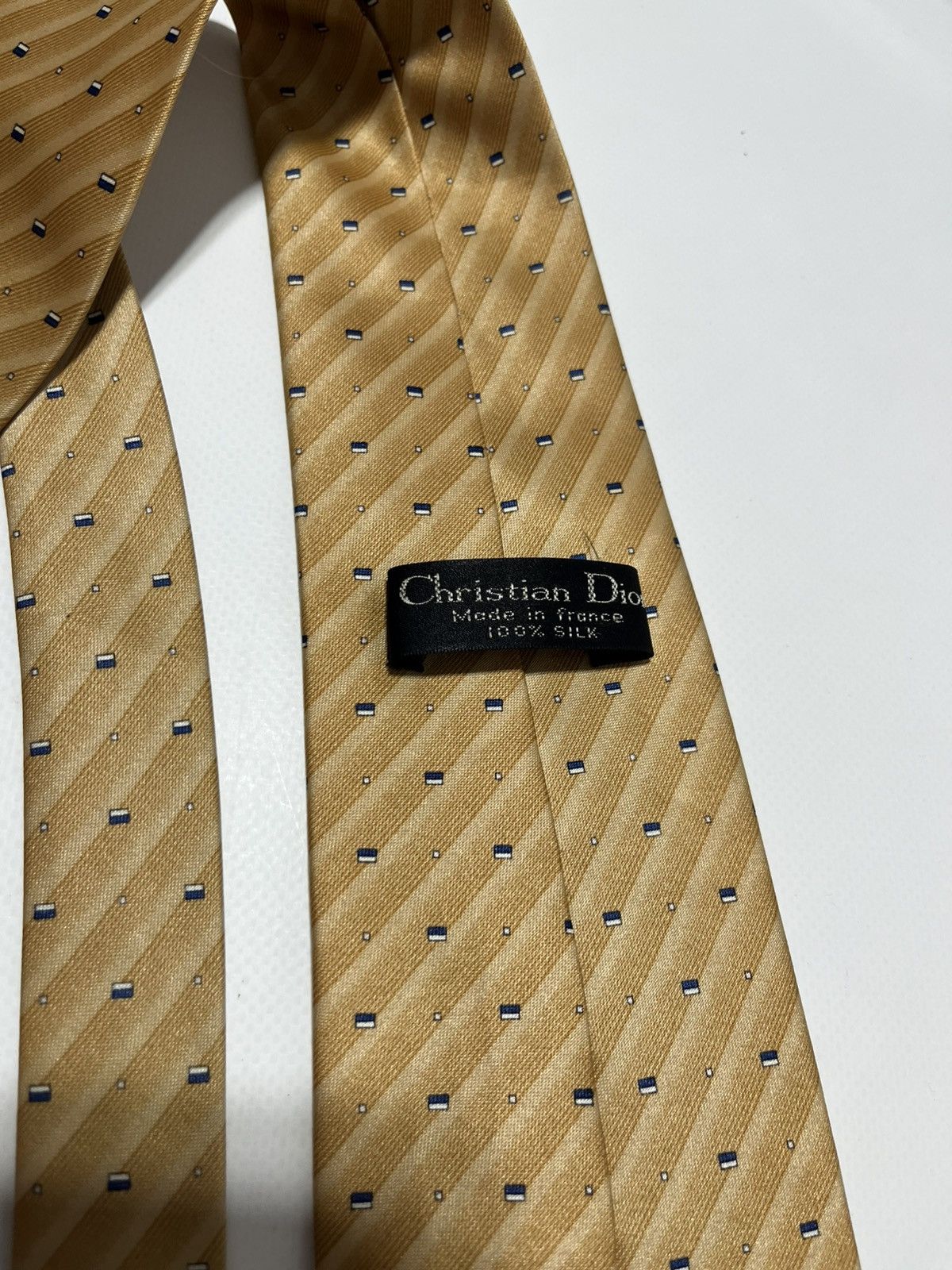 Dior Vintage Christian Dior Silk Tie Size ONE SIZE - 2 Thumbnail